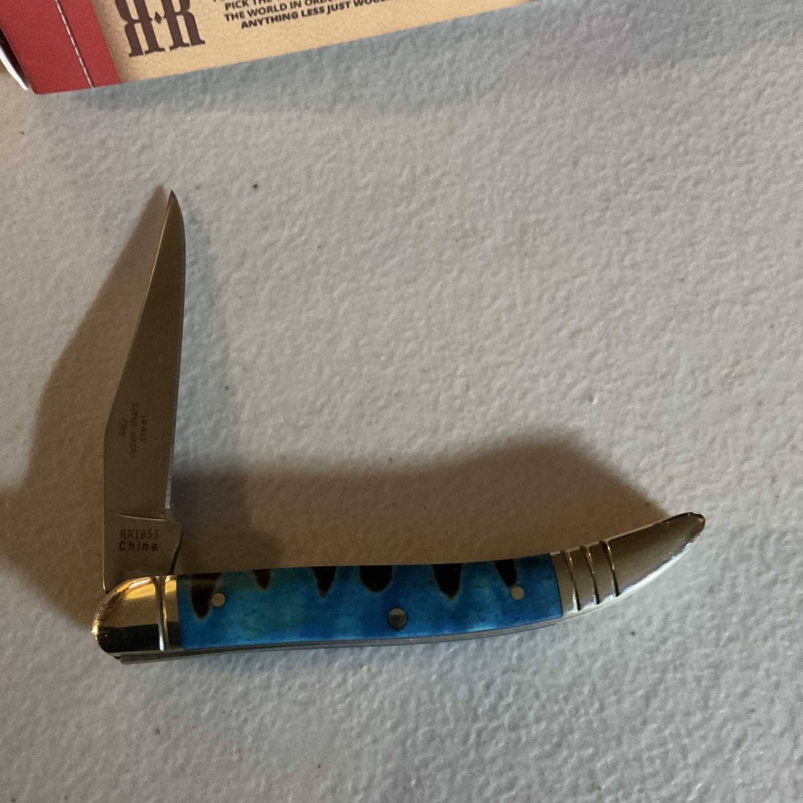 Rough Ryder RR1953 Toothpick 1-Blade Slipjoint Clip Point
