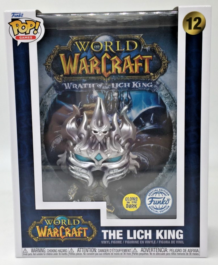 Funko Pop! WoW World of Warcraft The Lich King #12 Glows Funko SE Cover Art