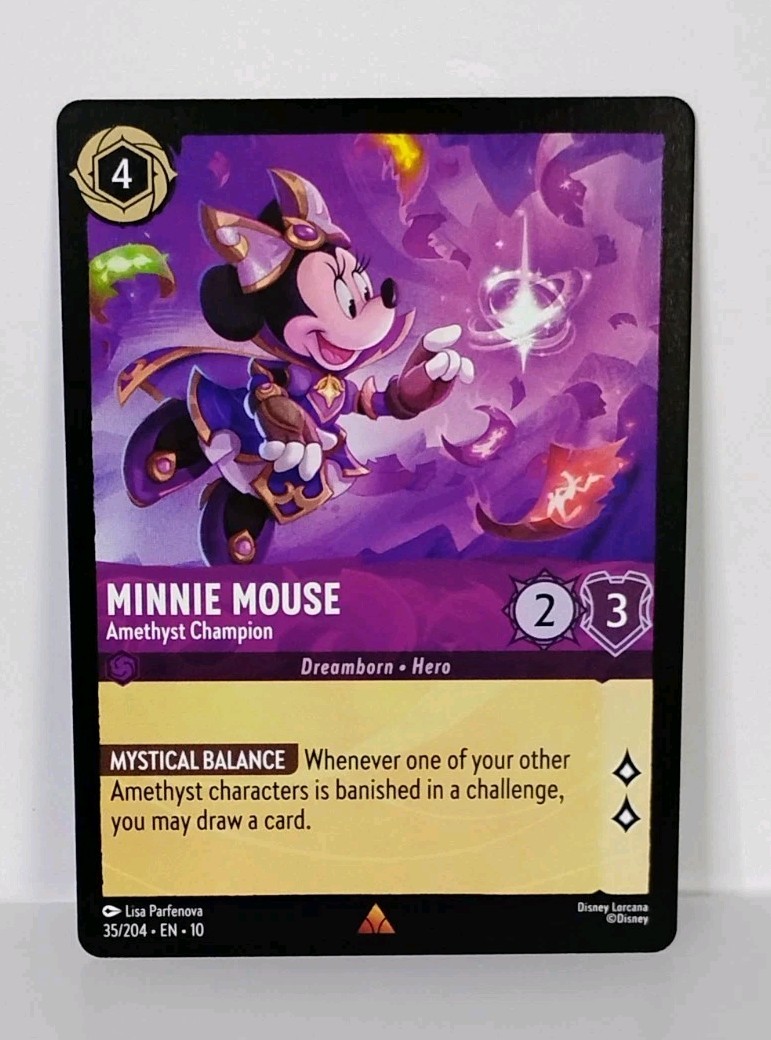 Disney Lorcana Minnie Mouse Whispers in the Well Card 35/204 TCG