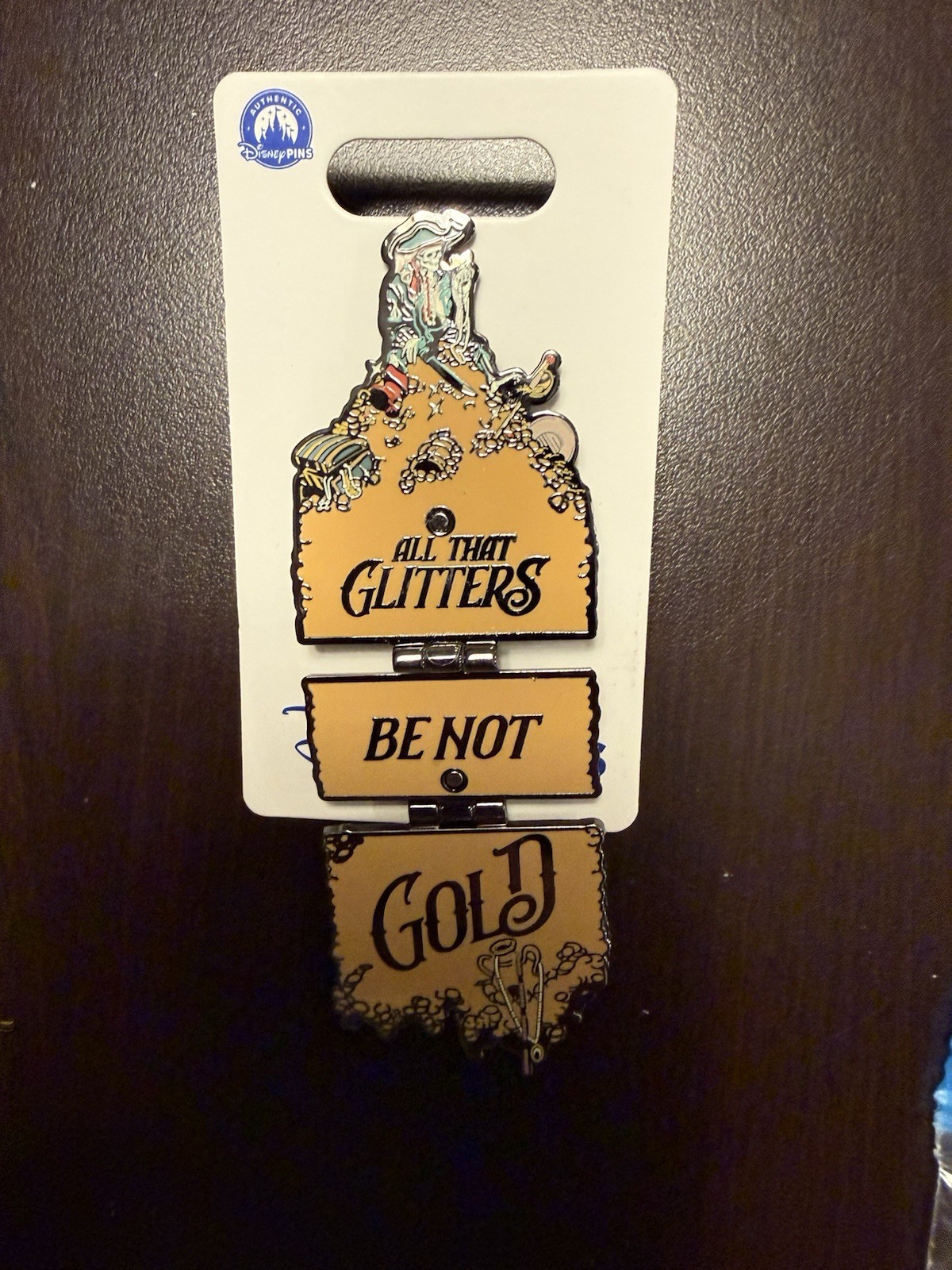 Disney Parks Pins Pirates Of Caribbean Beak Barrel Be Not Gold Hinged Set Of 2