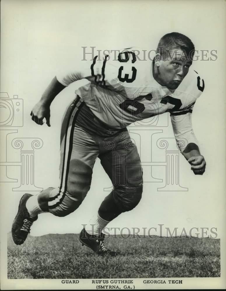 1960 Press Photo Football – Guard Rufus Guthrie of Georgia Tech – nos14879