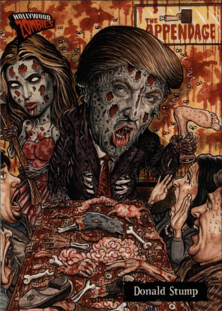 2007 Topps Hollywood Zombies Donald Stump Donald Trump Parody Card #35