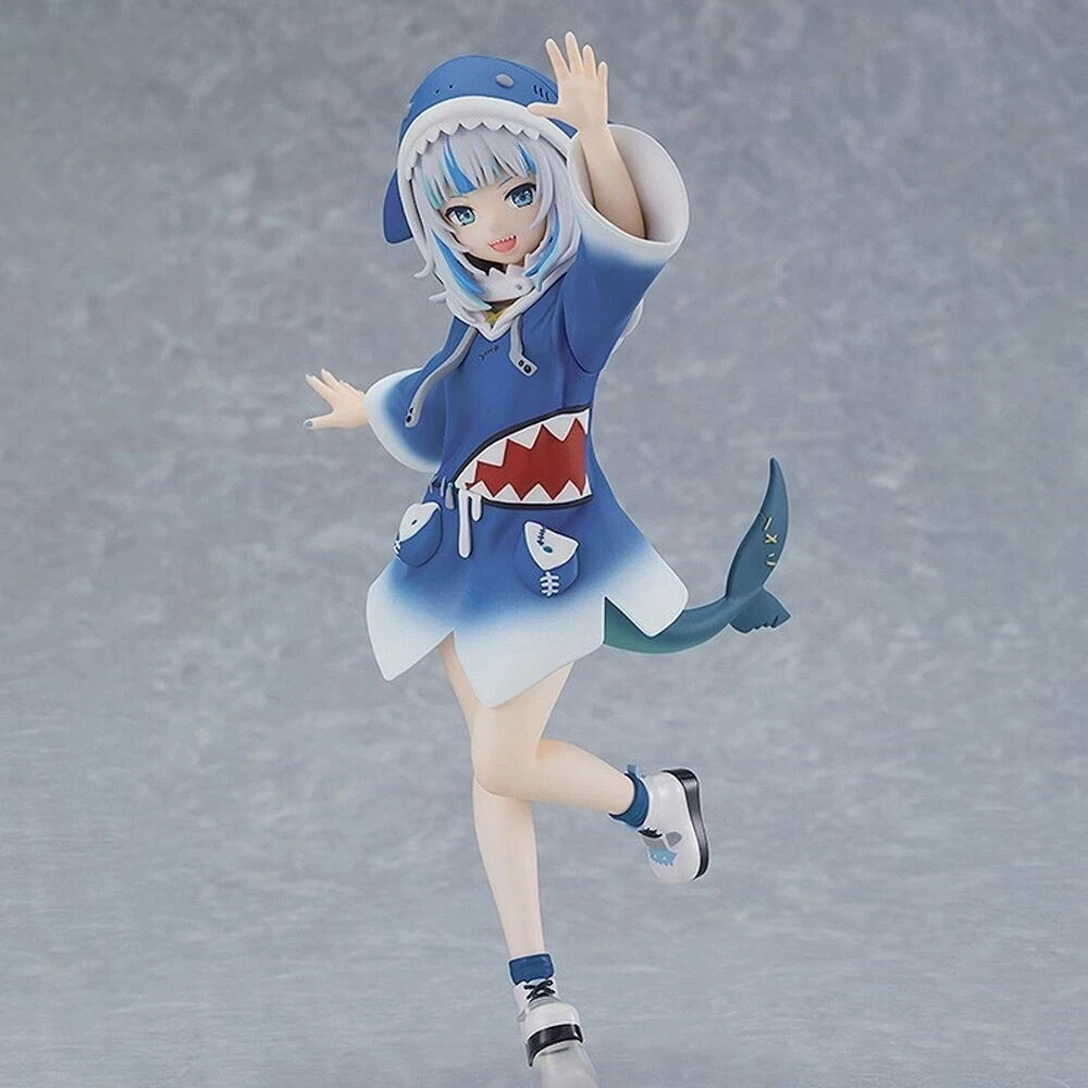 IN US Hololive Gawr Gura Figure PVC Statue Toy Xmas Gift Collectible Model 15cm