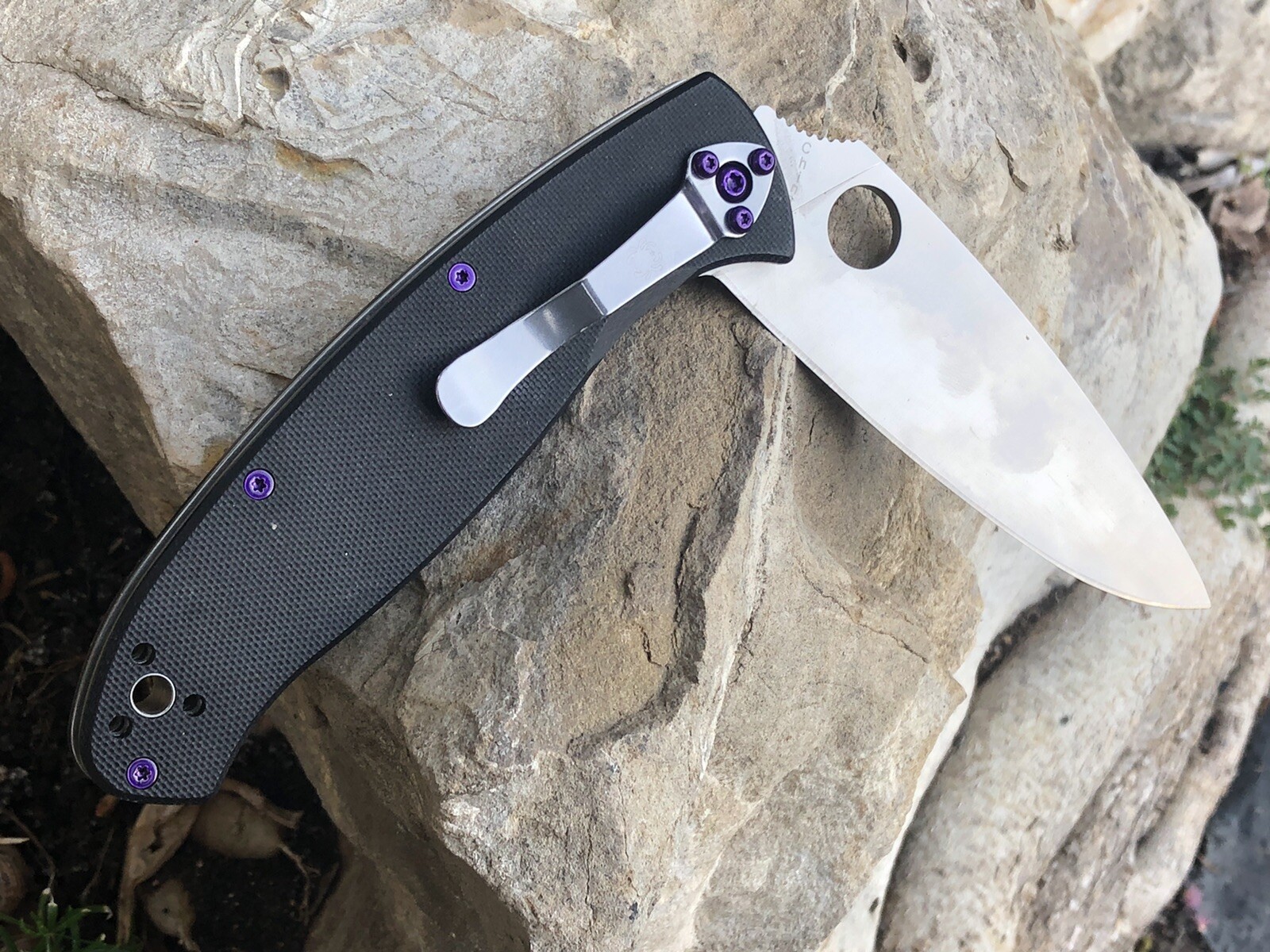 Translucent Purple Screws Set For Spyderco Tenacious and Resilience Pocket Knife