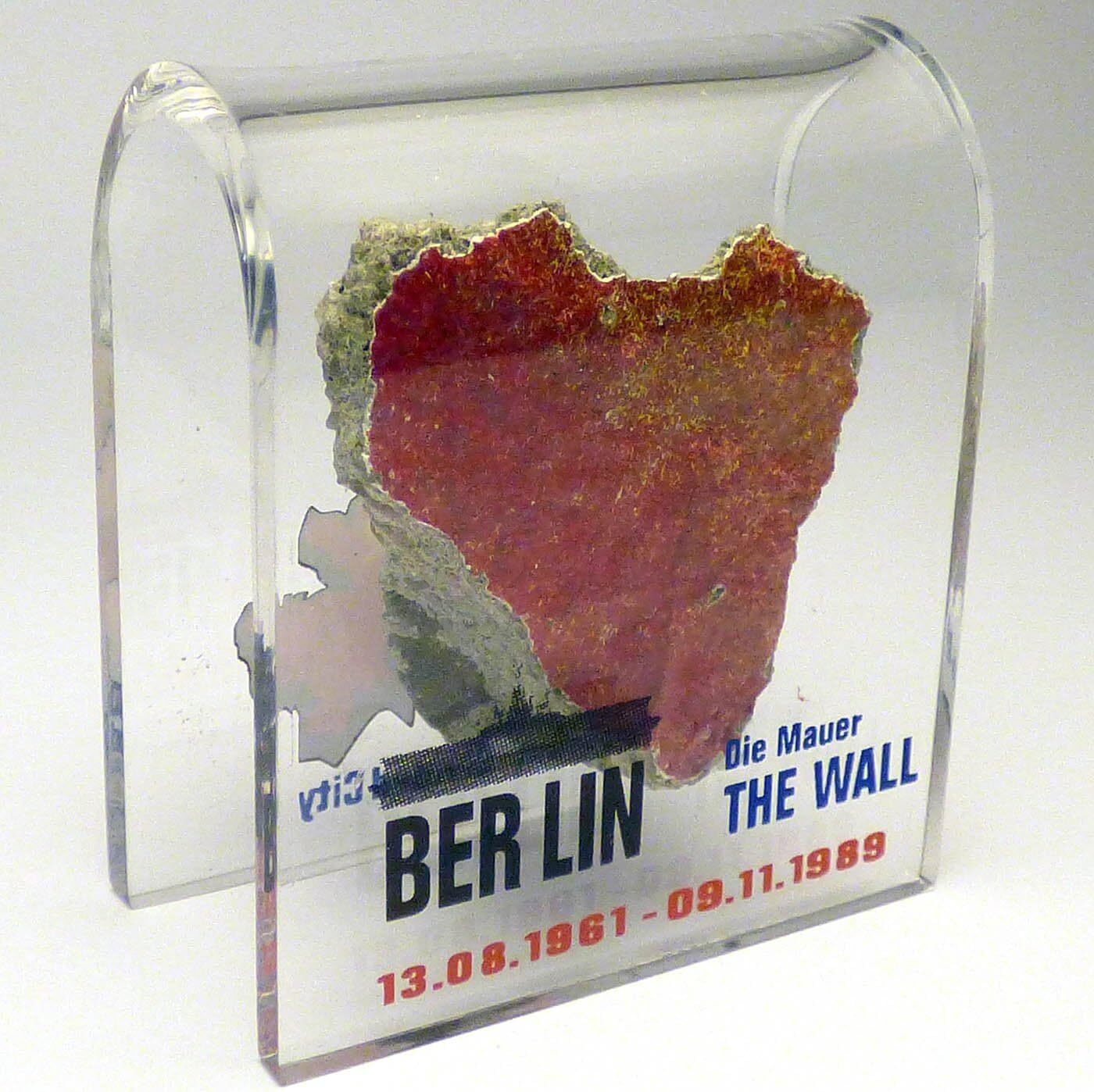 Original Piece Of The Berlin Wall – Authentic Souvenir From The Real Wall In Ger