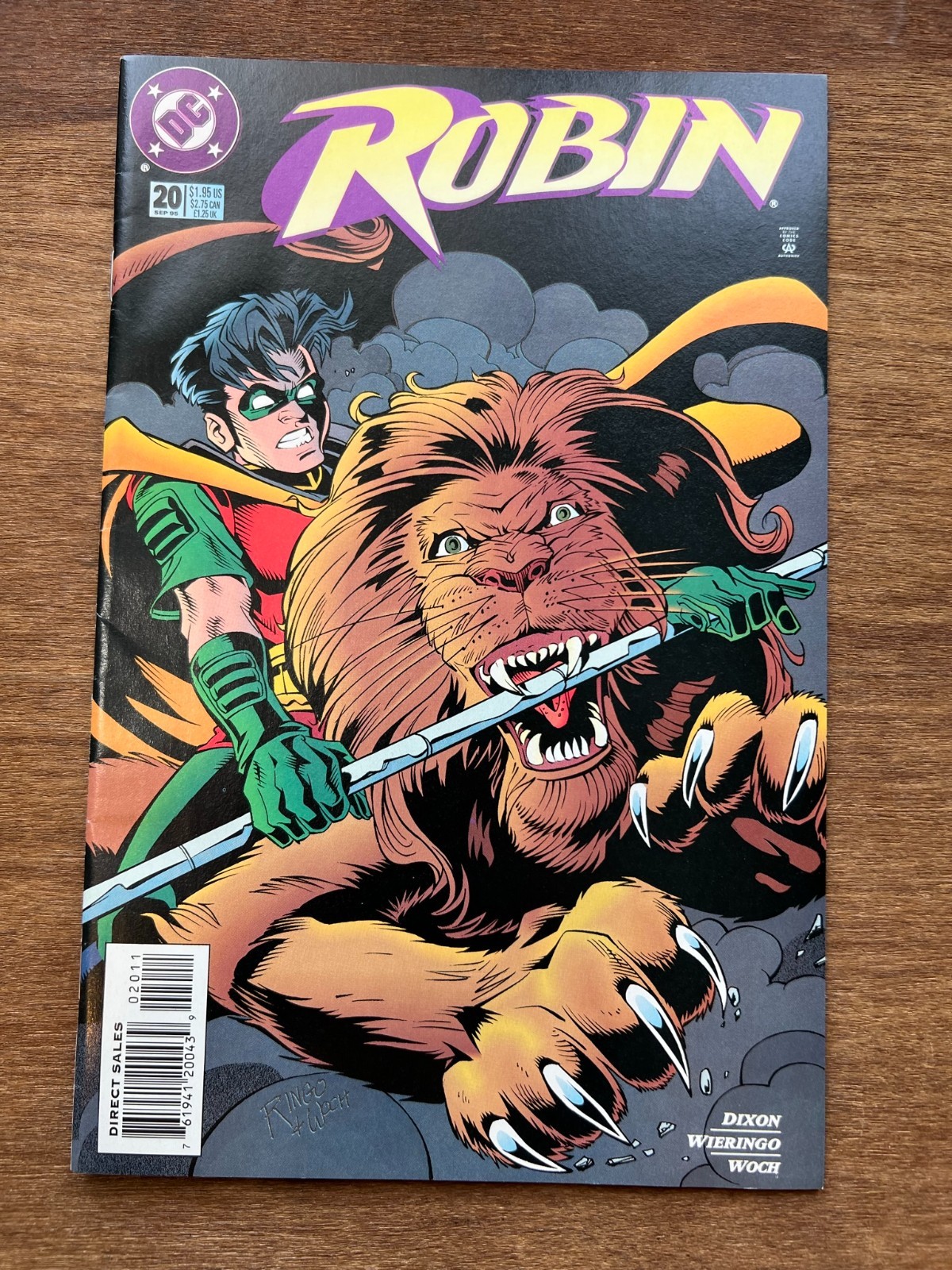 Robin 20 DC Comics Tim Drake Vs The General Chuck Dixon Mike Wieringo 1995