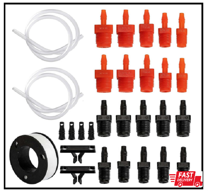 29 Pcs Master Cylinder Bleeder Kit-Brake Bleeder Kit with 22″ Hose PTFE Tape Uni