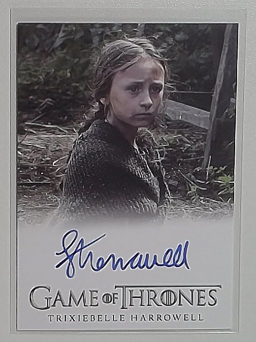 2025 Trixiebelle Harrowell as Sally: The Great Houses: Full Bleed Auto
