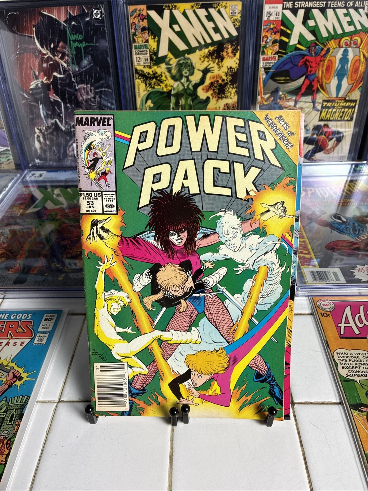 Marvel Comics: Power Pack #47 48 49 50 51 53 57 62 , July 1989