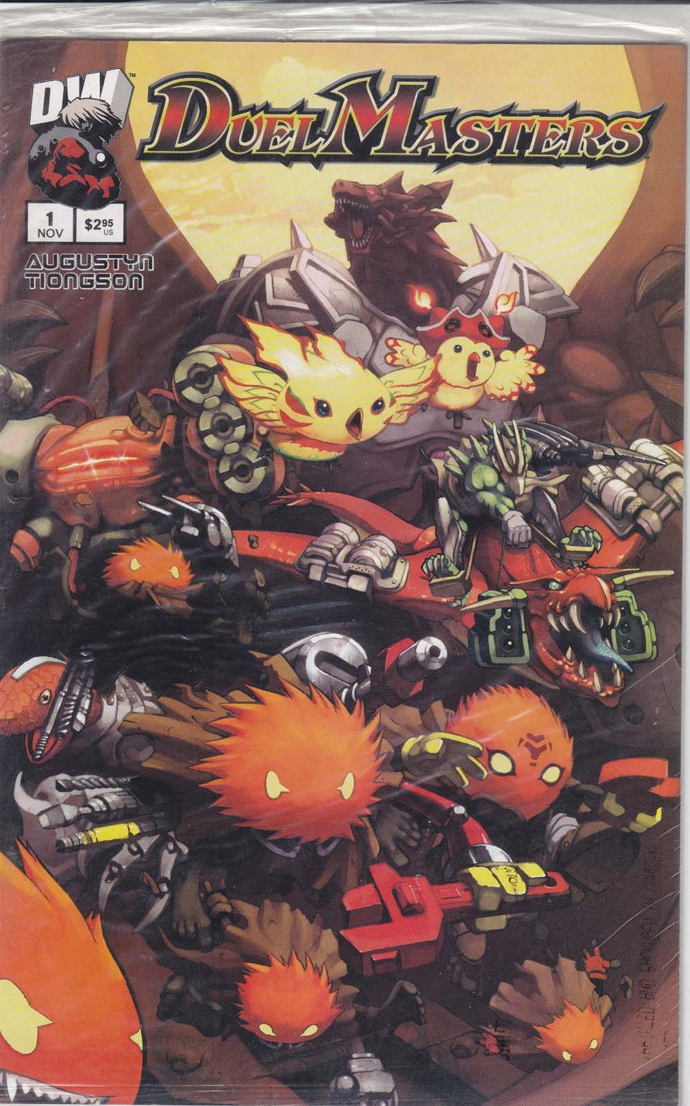 Duel Masters #1C (with card) VF/NM; Dreamwave | Brian Augustyn – w/Bag+Board