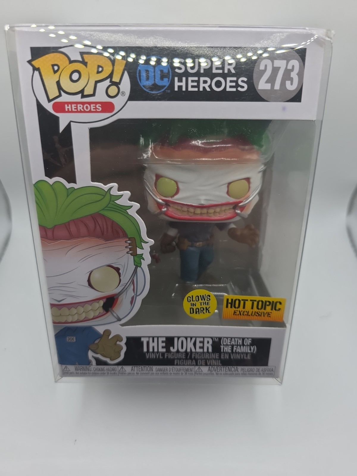 Funko Pop! The Joker Death of the Family #273 GITD Hot Topic Exclusive