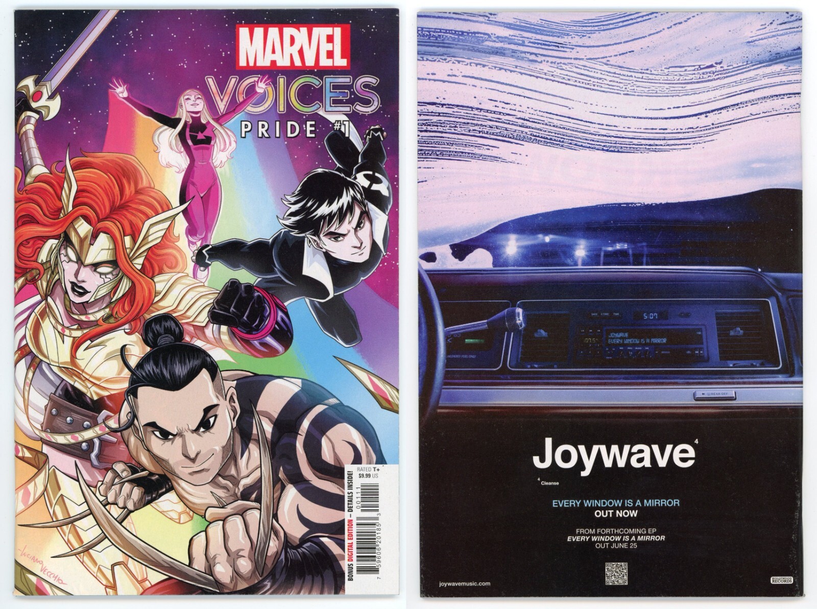 Marvel Voices Pride #1 (NM+ 9.6) *HIGH GRADE* 1st app Somnus & Galura LGBTQ 2021