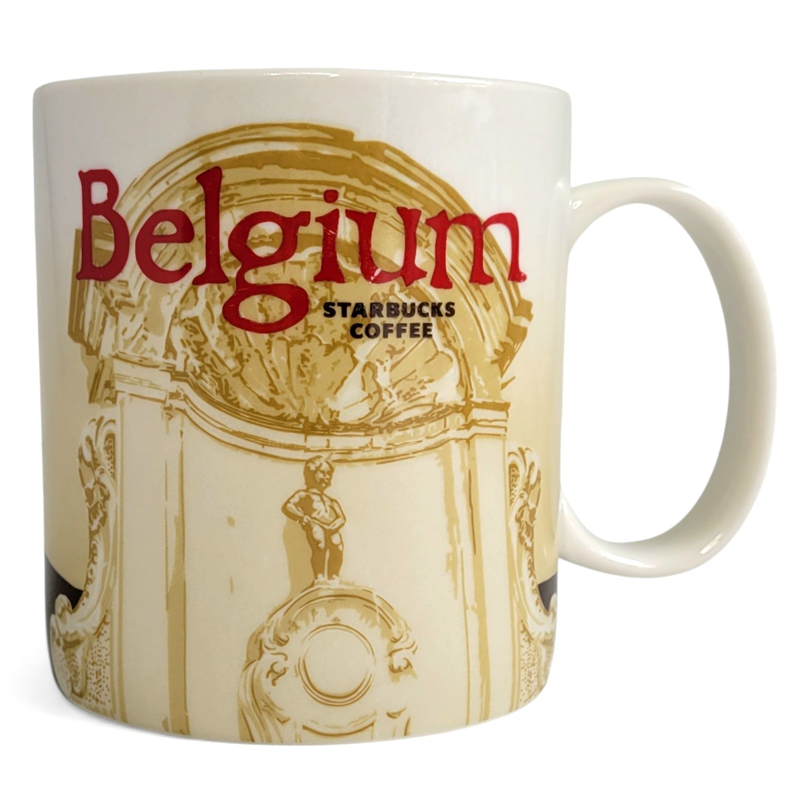 Starbucks Belgium City Coffee Mug Cup 2011 Global Icon Series 16 oz Collectible