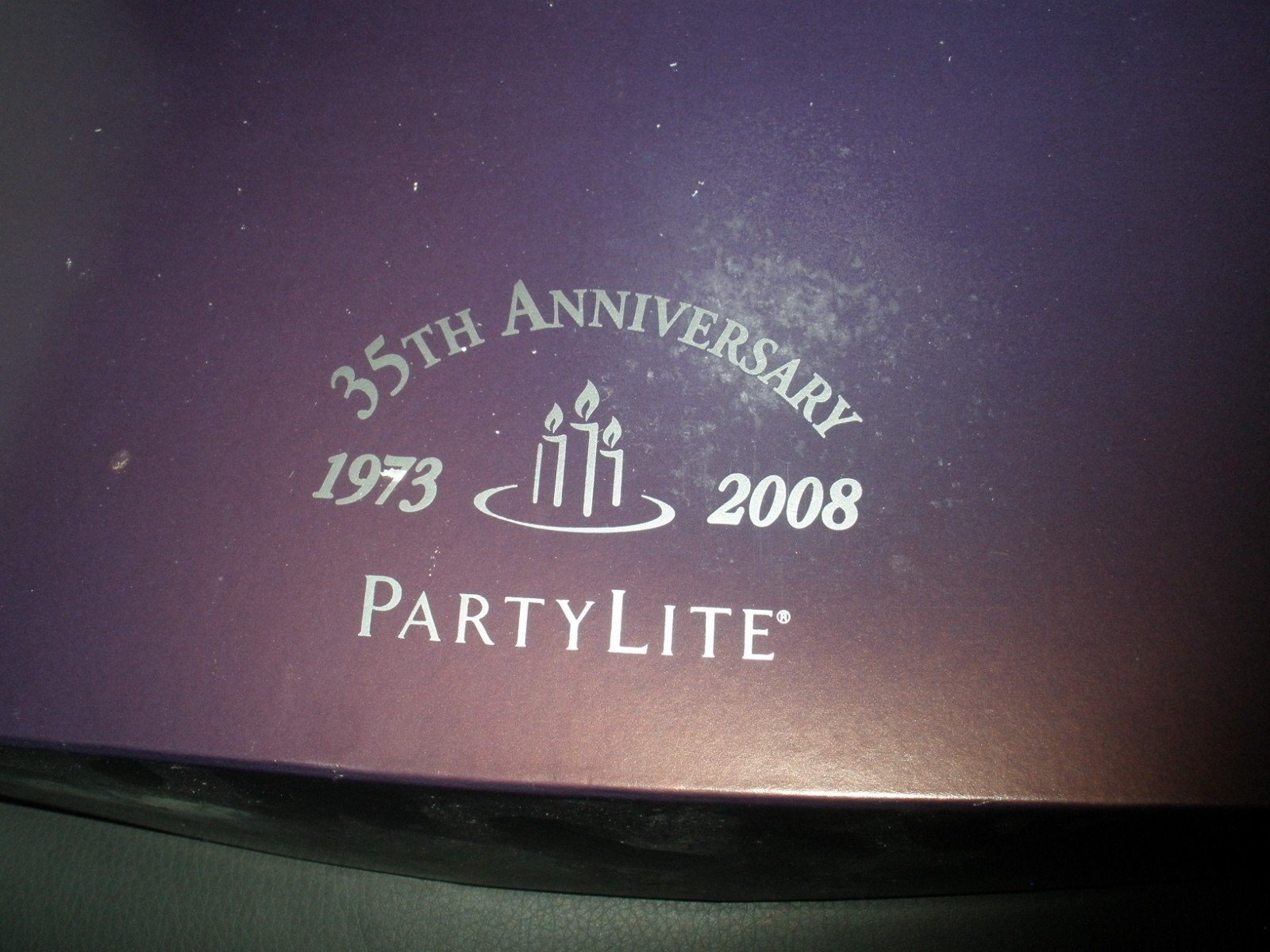 NEW PartyLite 35th Anniversary 2008 Multicolor Ball Candle Set w/ Holder15 Pack