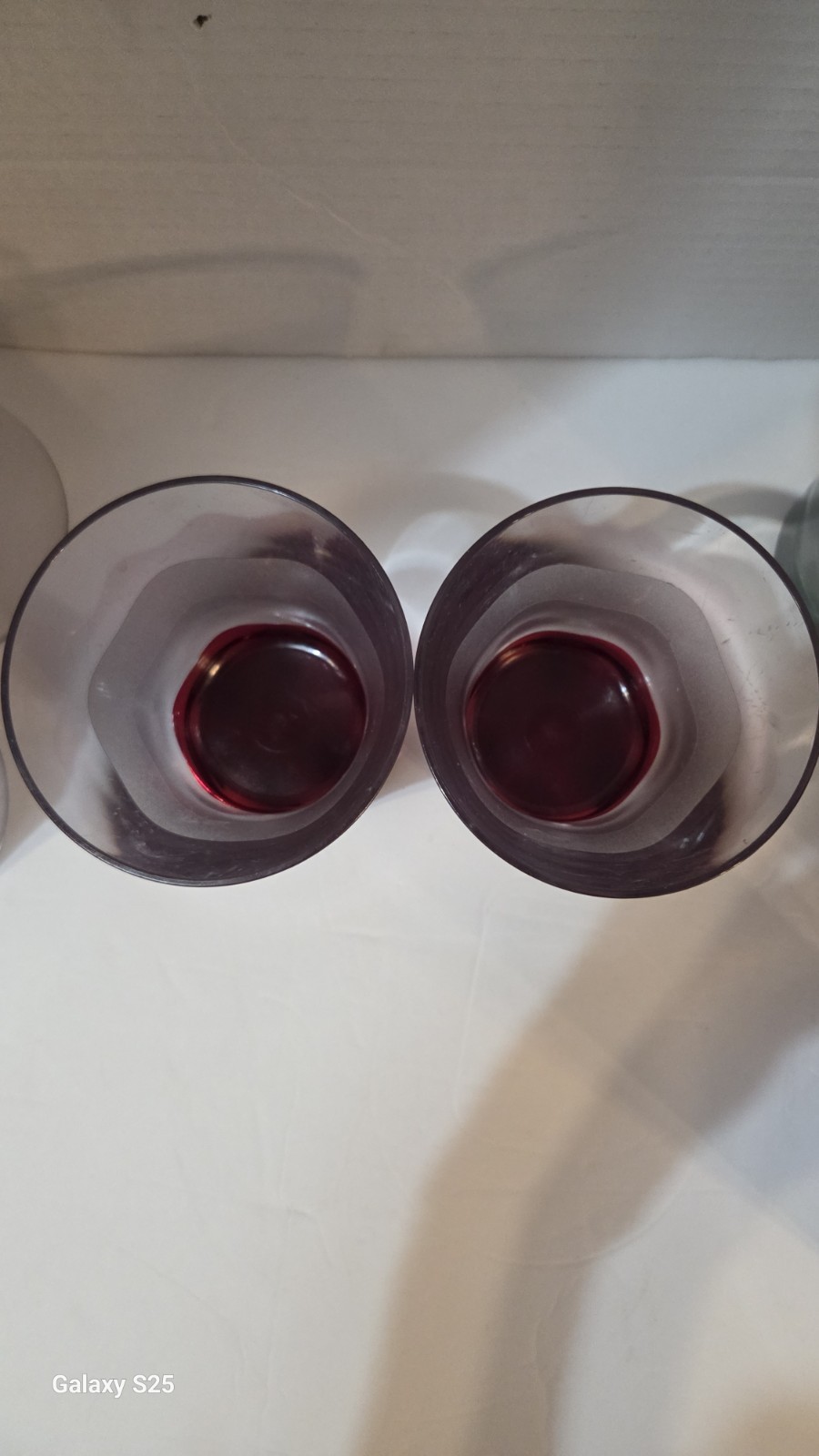 8 Excellent 10oz Tupperware Sheerly Elegant Acrylic Tumblers Jewel Tone Colors!