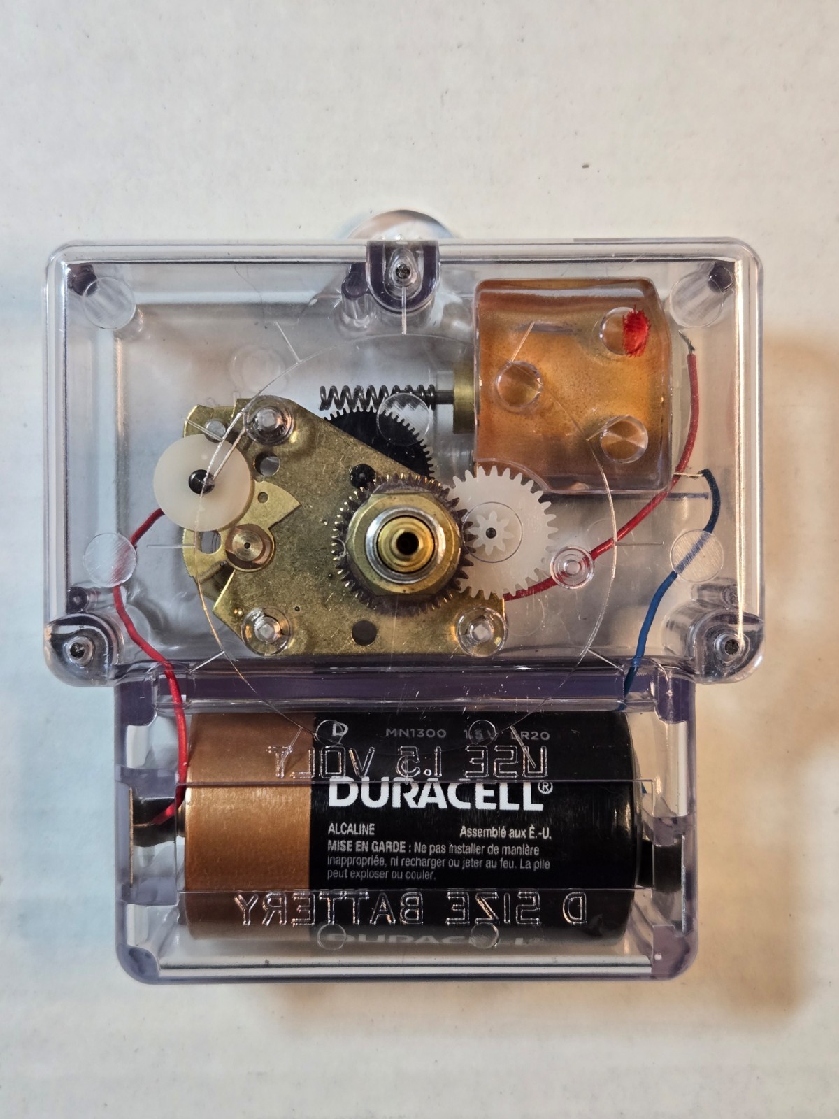 BORG Instruments Vintage Clock Mechanism Battery Powered – Working