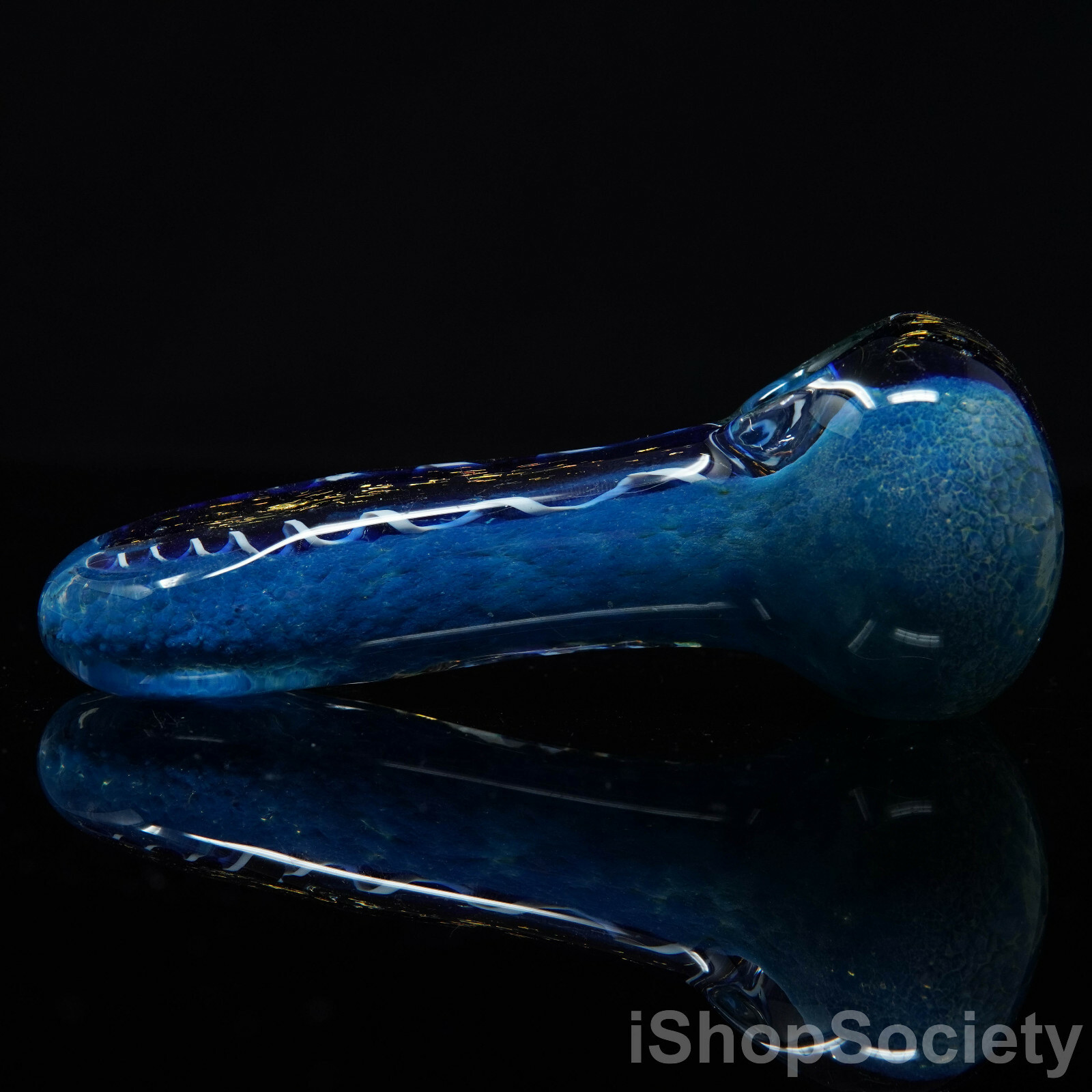 4″ Tribal Ribbon Dichroic Tobacco Smoking Pipe Thick Collectible Pipes – P492D