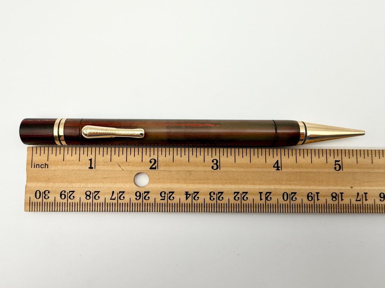 CONKLIN ENDURA OVERSIZE WOODGRAIN HARD RUBBER MECHANICAL PENCIL RARE