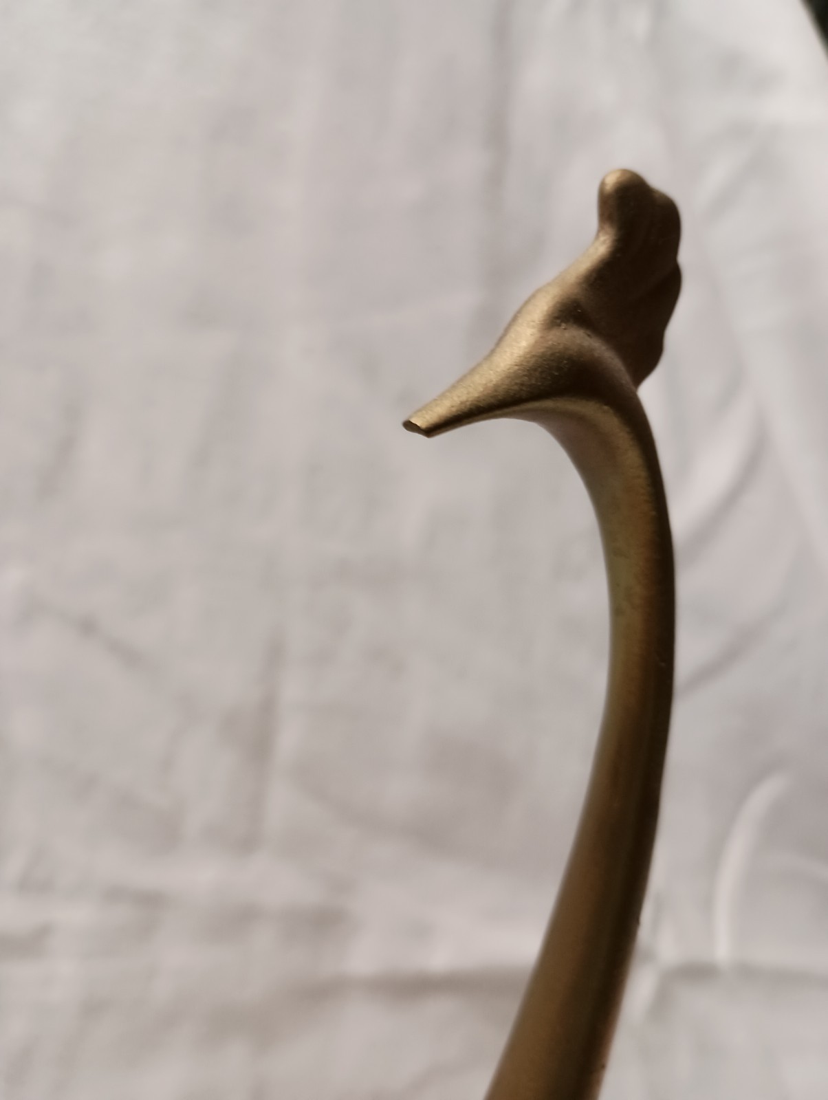 Vintage Pair Mid Century Anthony Freeman Gold Peacock Crane Ceramic (Nice!) 🙂