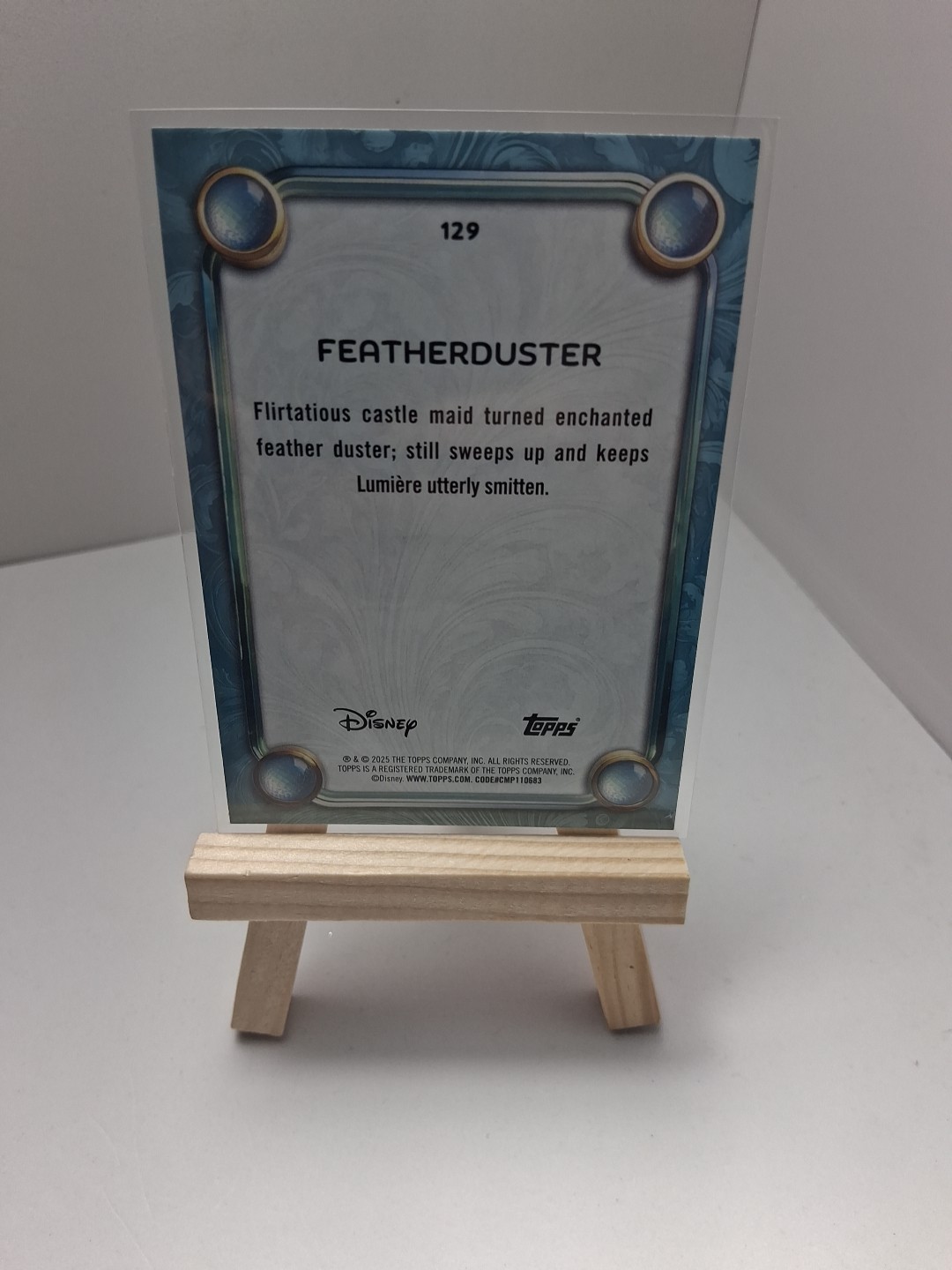 2025 Topps Disney Wonder Tier 2 Featherduster Diamond Card 129 Rainbow Foil NMM