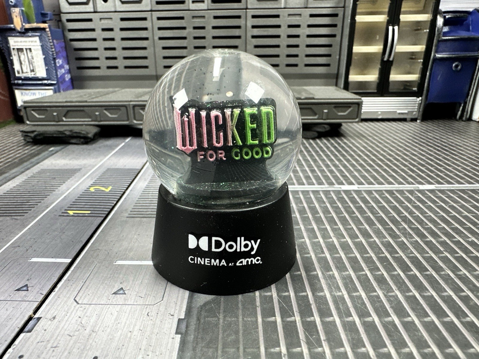 Wicked For Good Mini Snow Globe – AMC Theatres Dolby Cinema Exclusive – no box