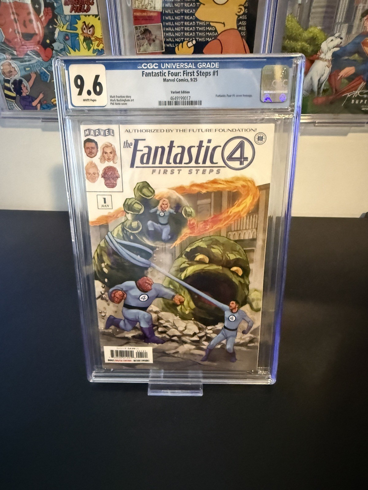 Fantastic Four: First Steps #1 CGC 9.6 Cover A by Phil Noto Marvel Comics 2025