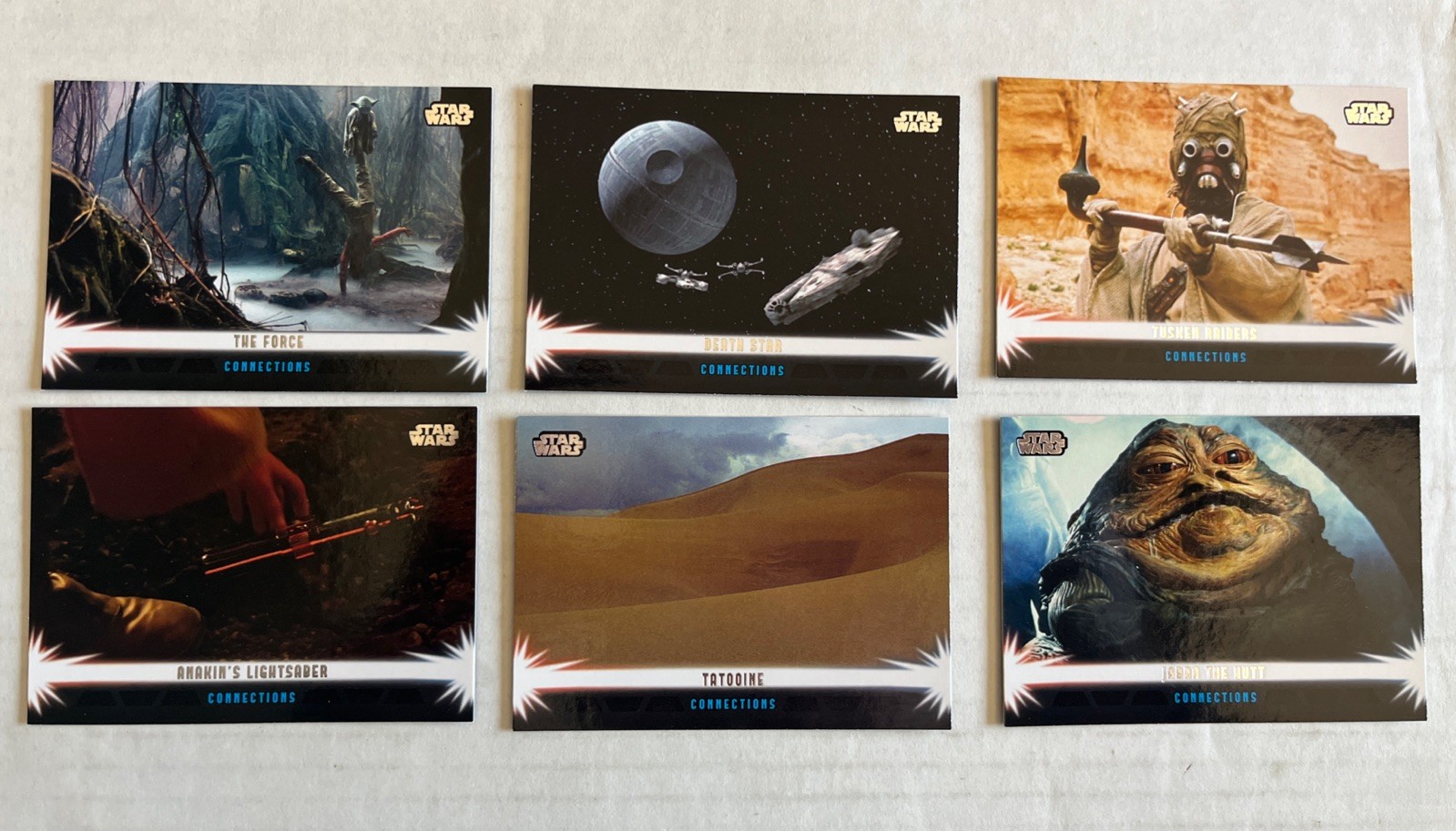 STAR WARS JEDI LEGACY 2013 TOPPS COMPLETE CONNECTIONS INSERT CARD SET C-1 – C-15