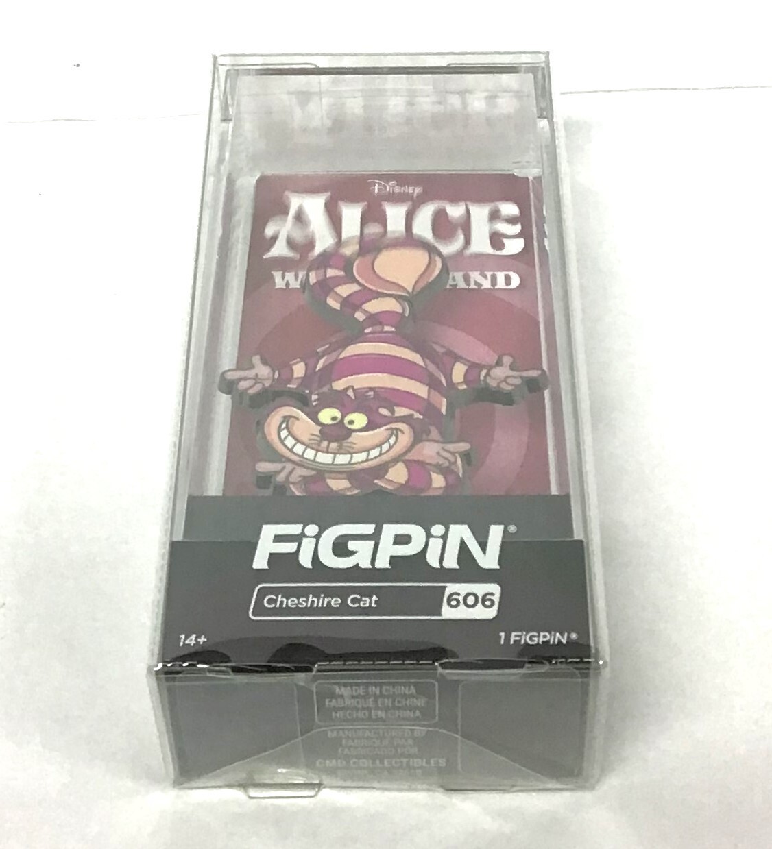 FiGPiN Alice In Wonderland Cheshire Cat #606 Collectible Pin