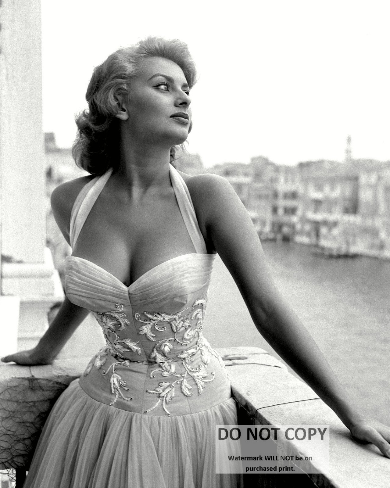 SOPHIA LOREN LEGENDARY ACTRESS – 8X10 PUBLICITY PHOTO (OP-636)