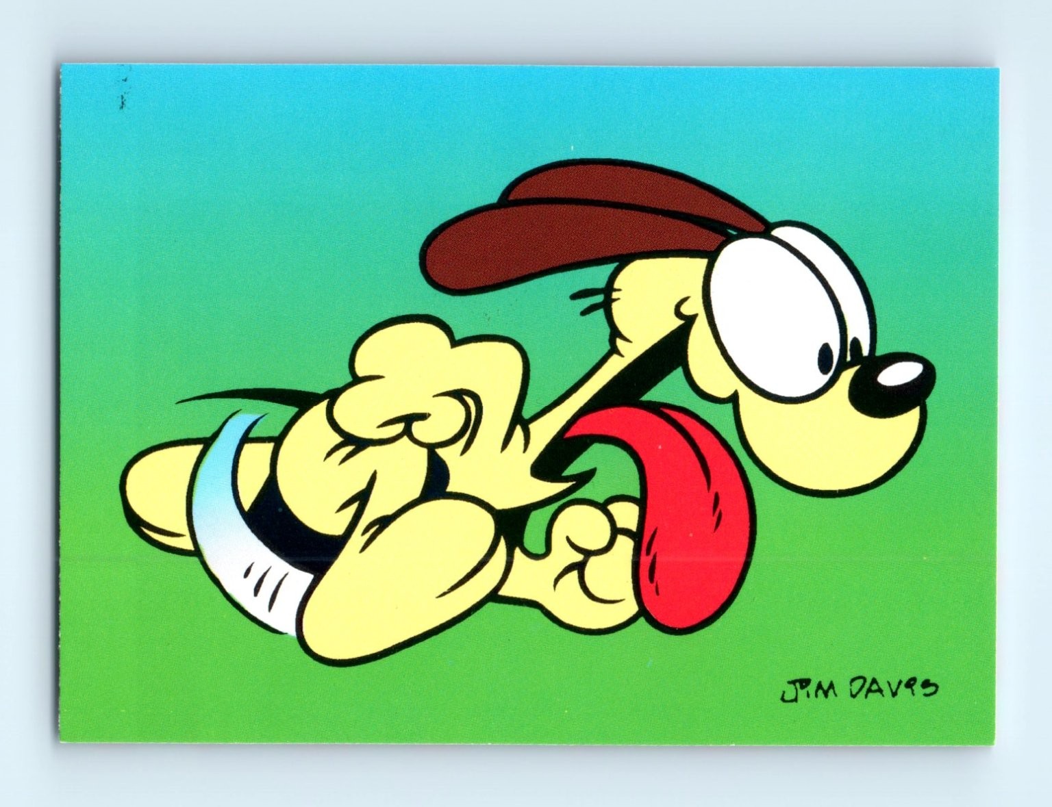 Garfield Odie 1995 Krome Productions Card #8 Jim Davis Art