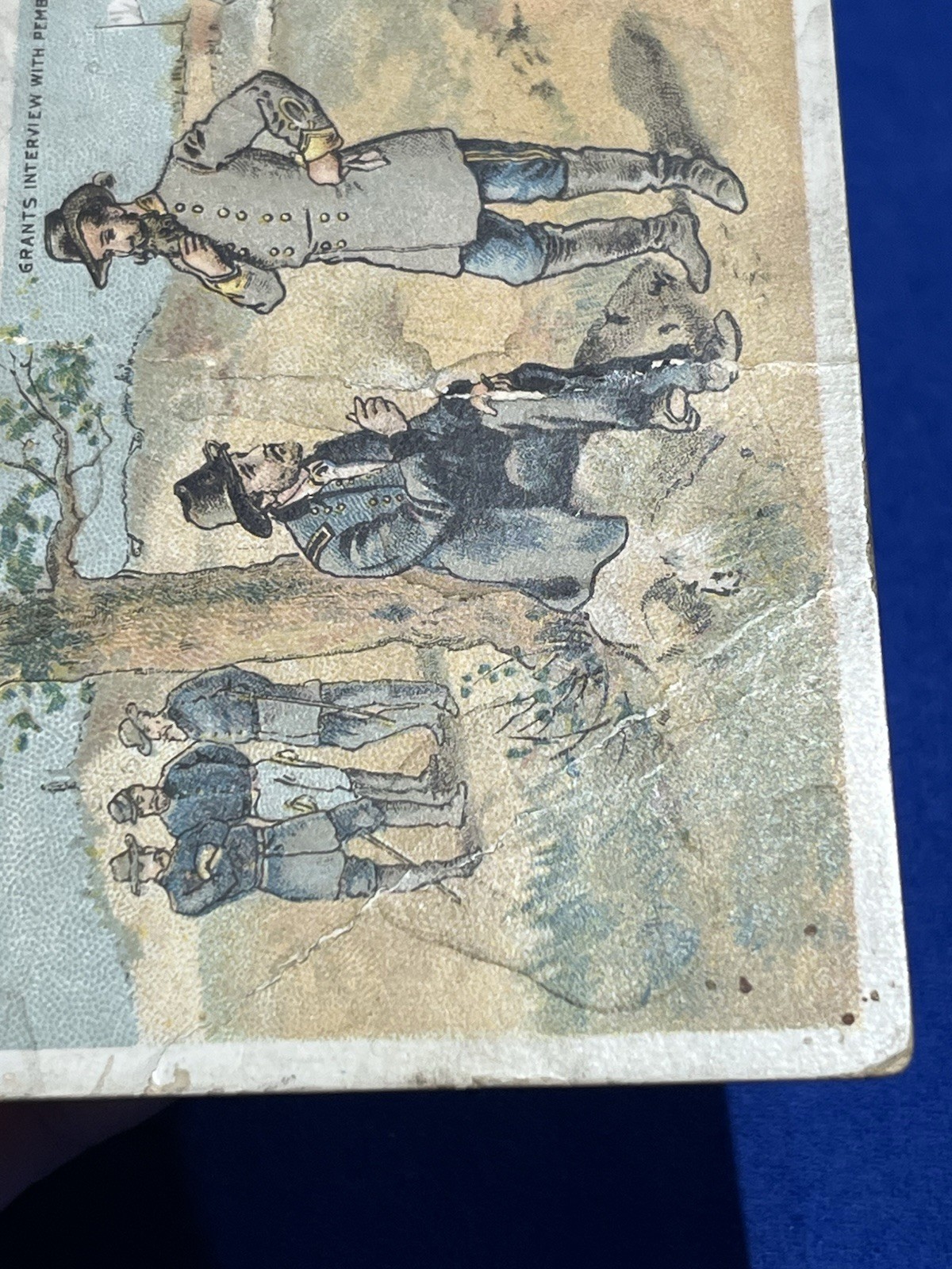 N99 Battle Scenes Ulysses Grant Interview Non Sports Tobacco Card Low Grade