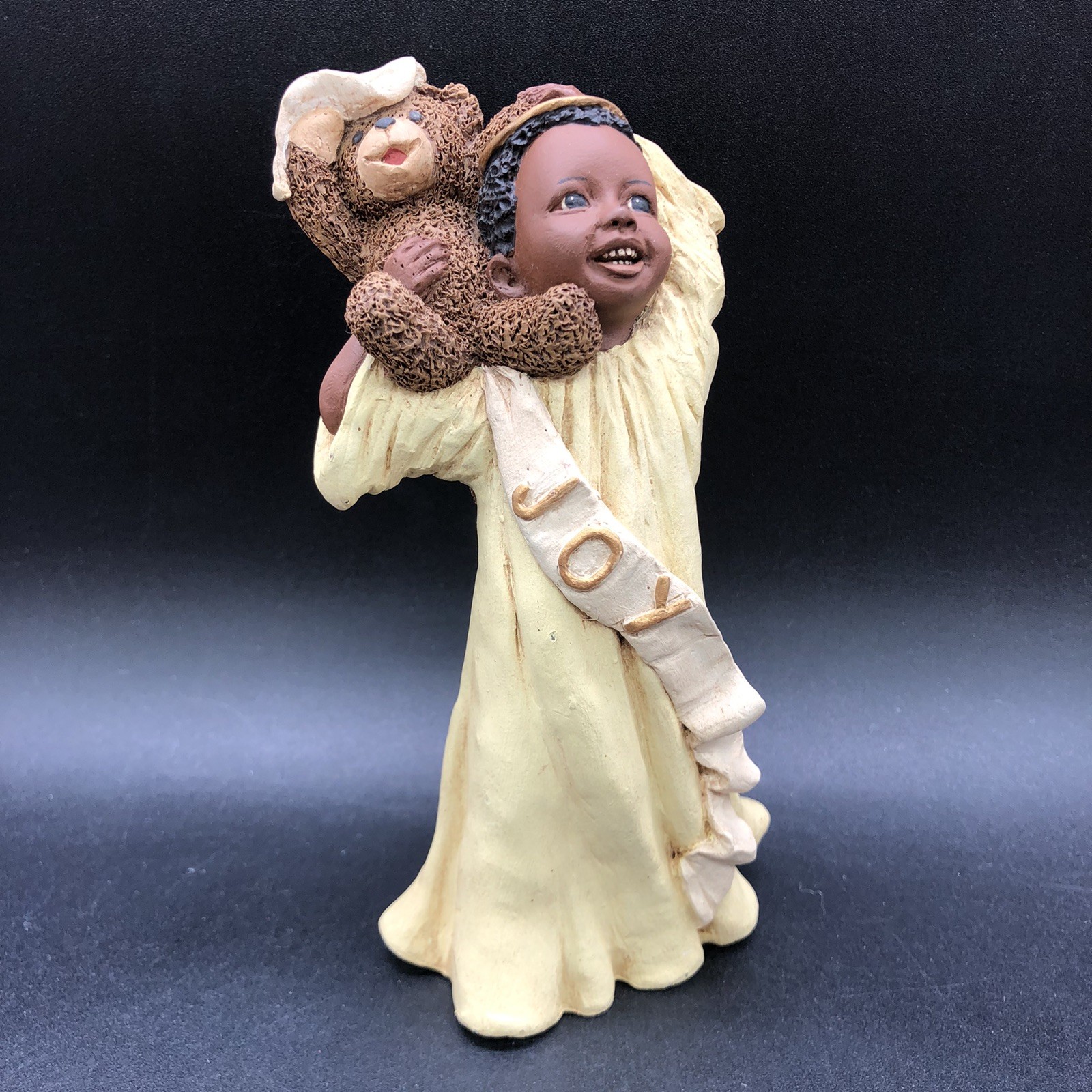 Vtg All God’s Children Demetrious Angel Joy Figurine #6 Martha Holcombe 1990’s