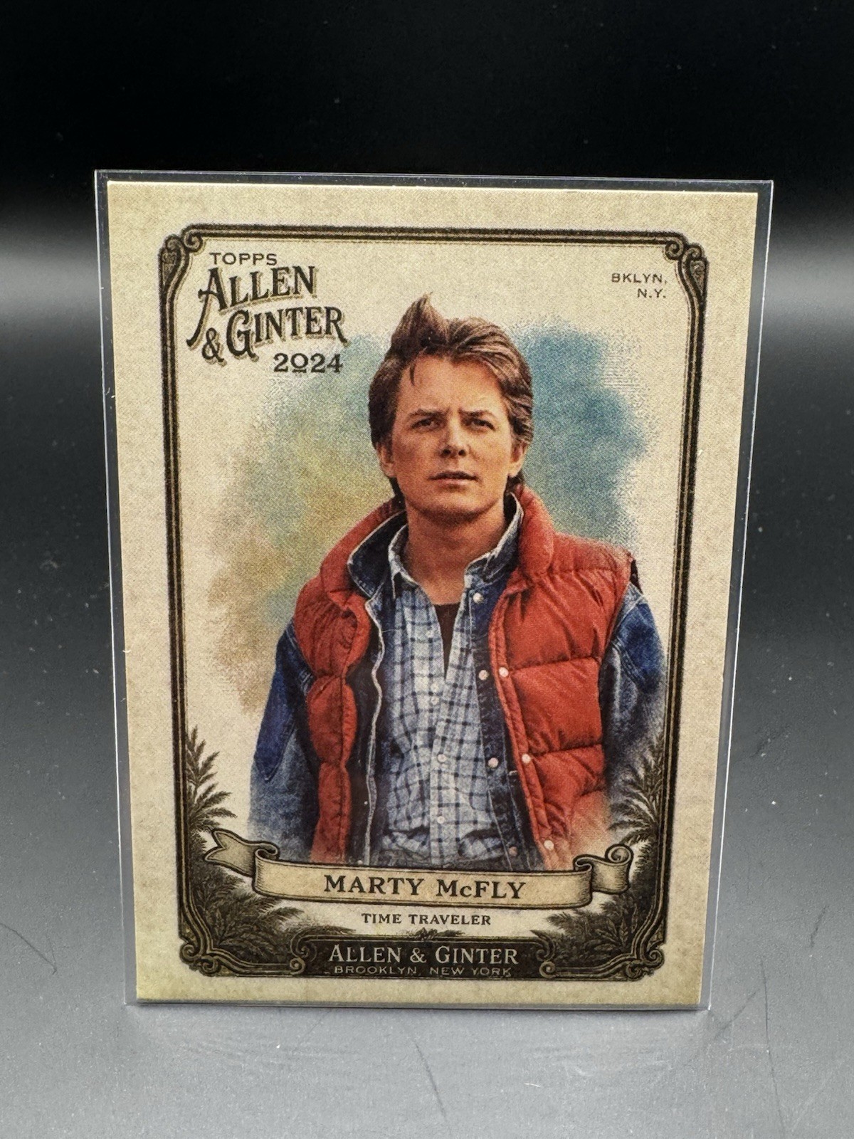 Custom Marty McFly Trading Card Back To The Future