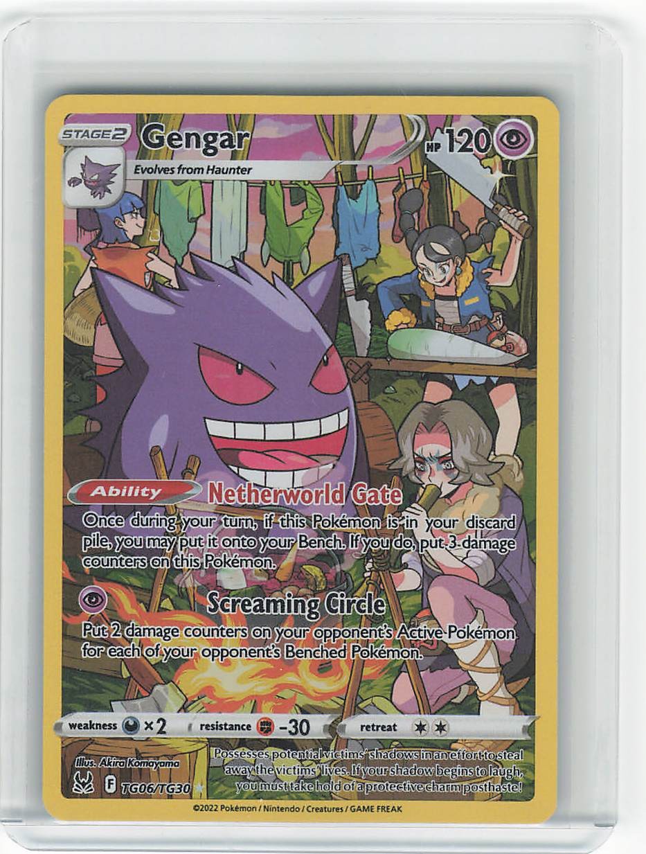 Pokemon TCG Gengar Holo SWSH11: Lost Origin Trainer Gallery TG06/TG30 NM