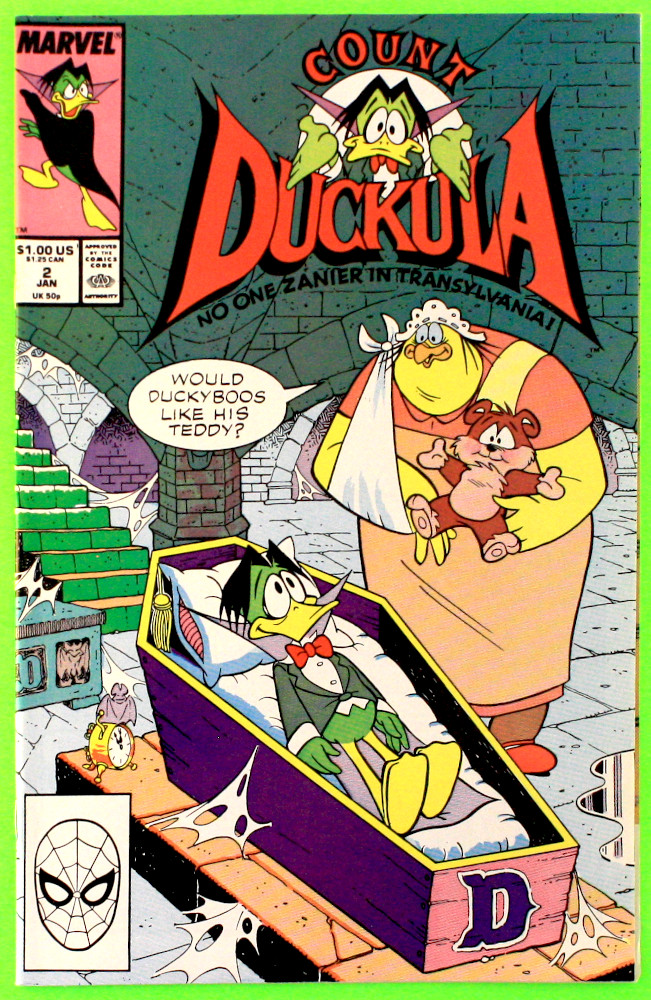 COUNT DUCKULA #2 9.0 VERY FINE NEAR MINT VF/NM SEE PICS MARVEL COMIC BOOK B&B
