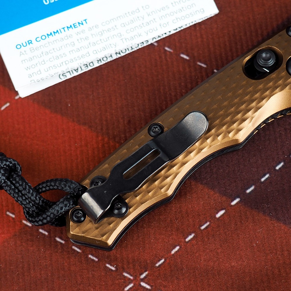 Benchmade 290BK-1 Full Immunity Dark Earth Aluminum M4 Steel Blade Folding Knife