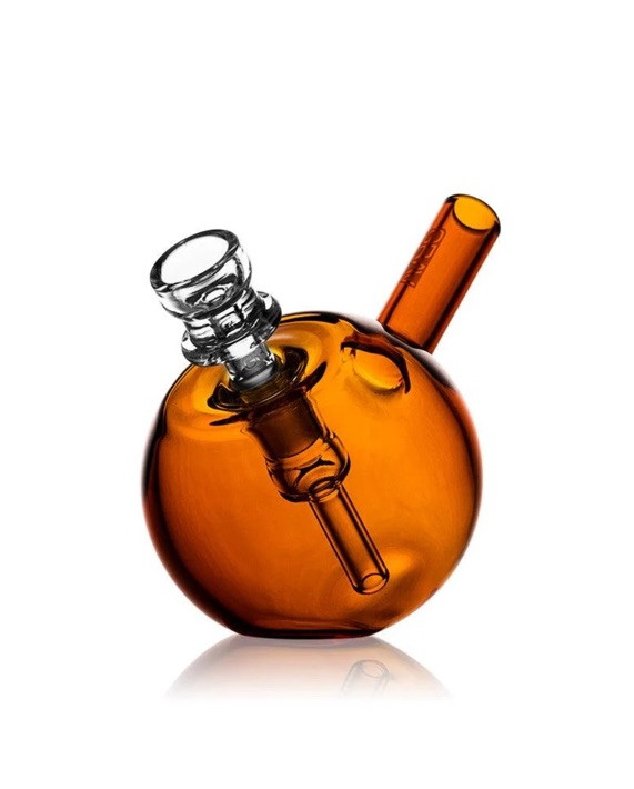 Grav® Labs SPHERICAL Pocket Bubbler COOL BONG Glass Water Pipe Hand Pipe *USA*AM