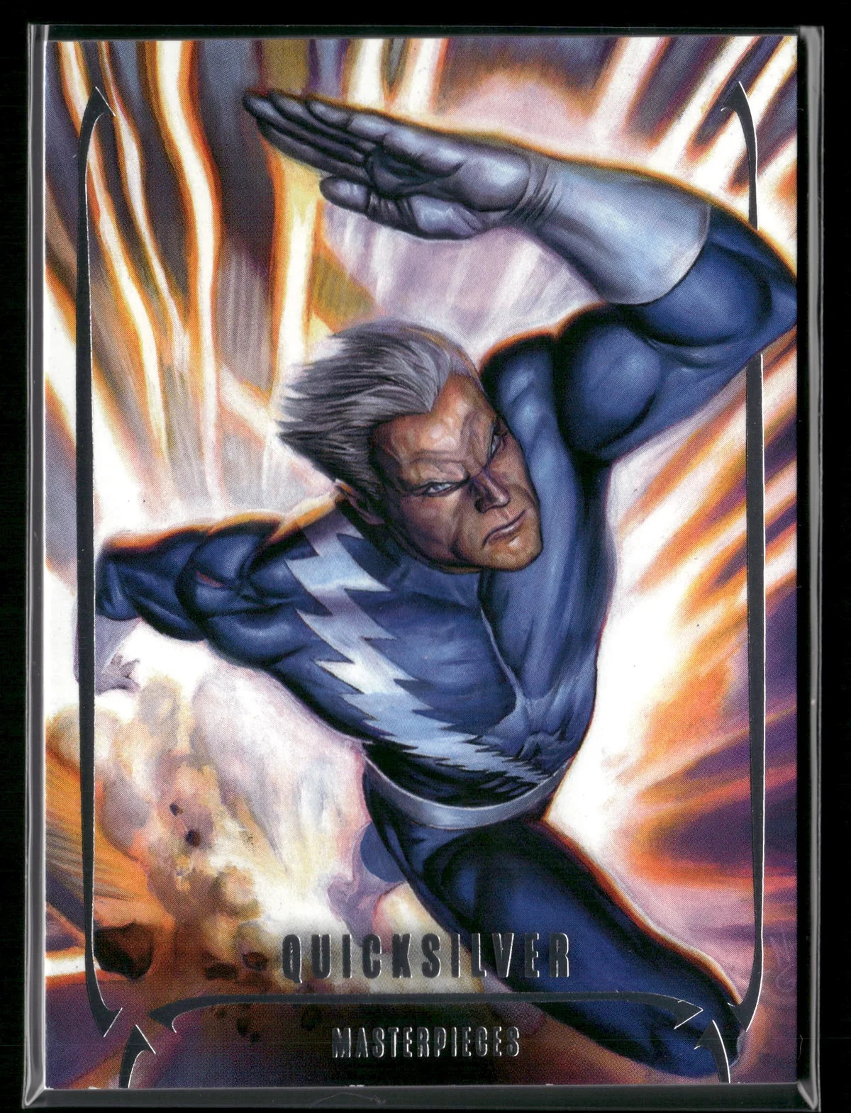 2024 Upper Deck Marvel Masterpieces Quicksilver #44 Serial Numbered