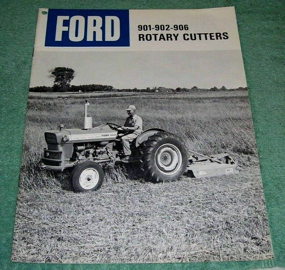 Ford Tractor 901 902 906 Rotary Cutters Dealer’s Brochure AD 9155-A 16615