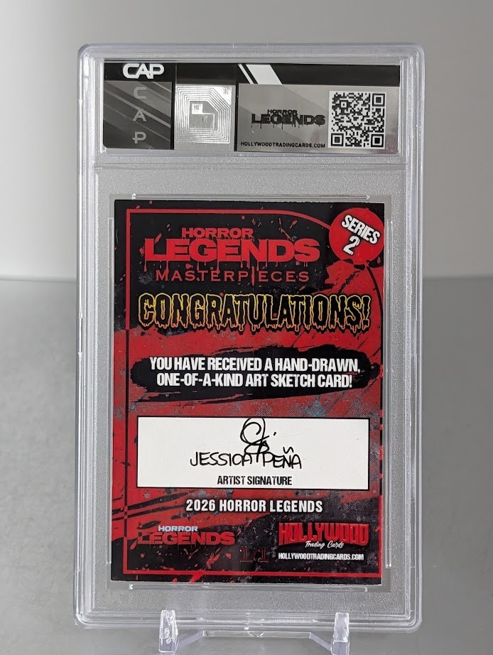 Horror Legends Masterpieces Sketch Card 1/1 Wendy Torrance The Shining Pena
