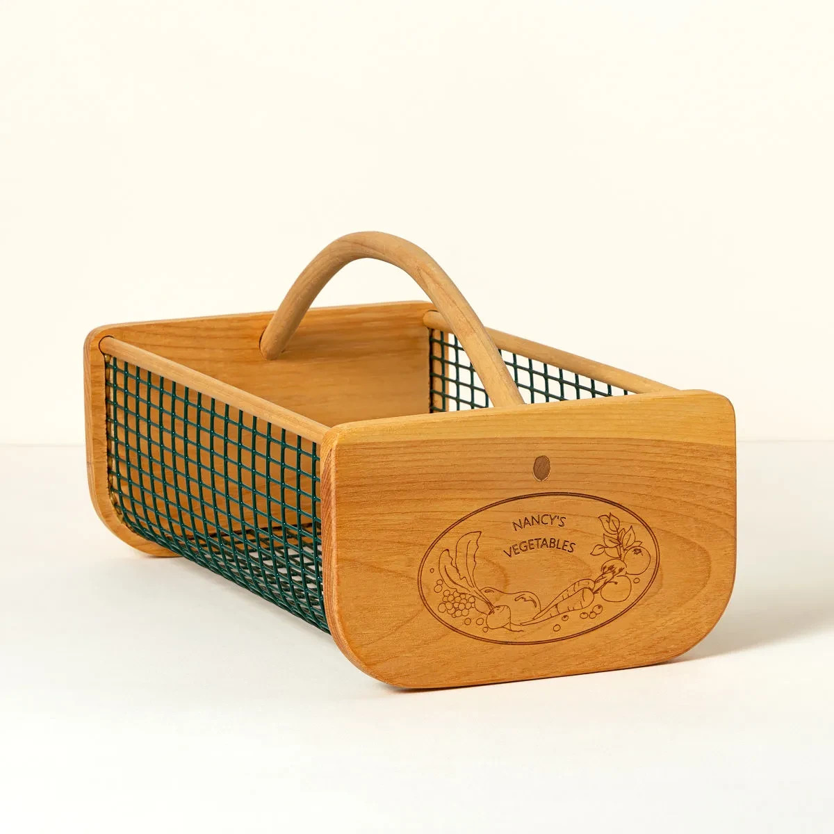 Uncommon Gardener’s Harvest Basket, Personalized Large 19″