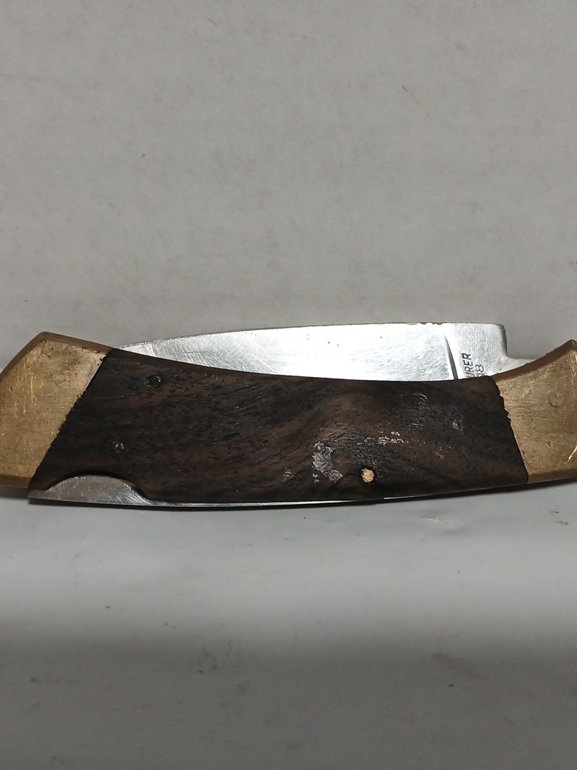 VTG Edge Mark Adventurer 11-208 Folding Pocket Knife 440-C Stainless Japan