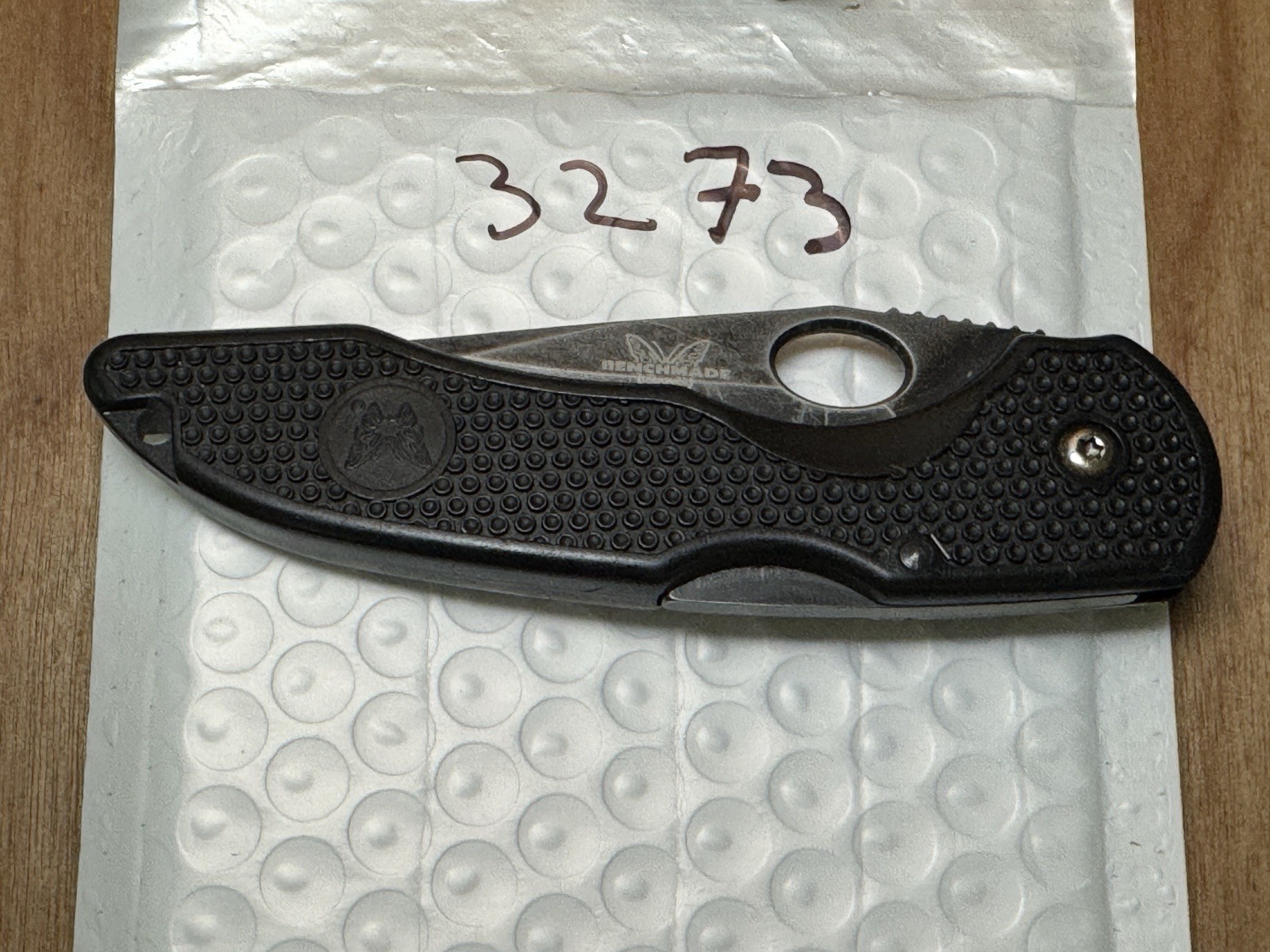 Rare Benchmade 834 Ascent All Black 154CM Combo Blade Lockback USA GREAT!