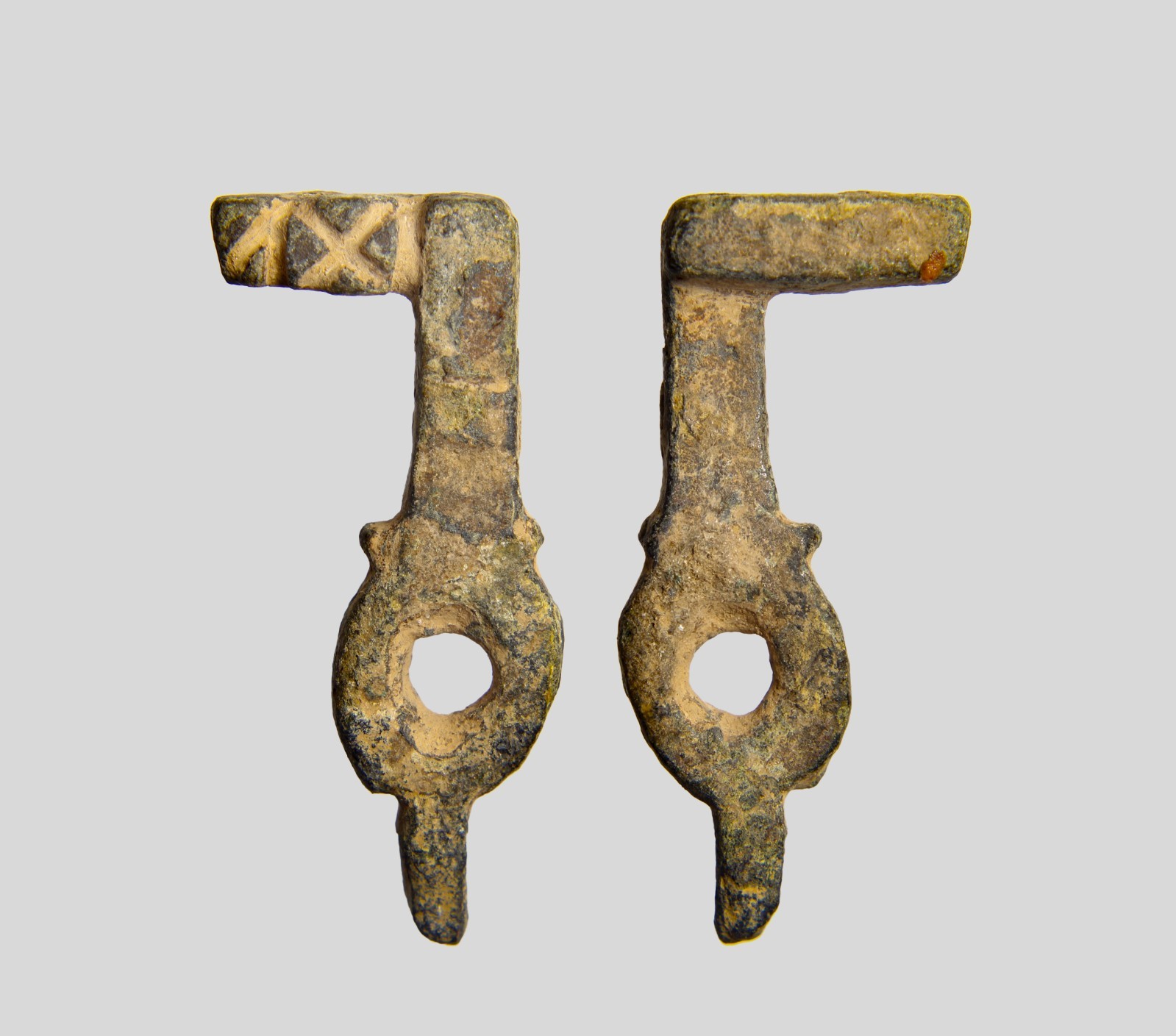 CERTIFIED Ancient Roman Bronze Rotary Key Lock Authentic Antiquity Artifact
