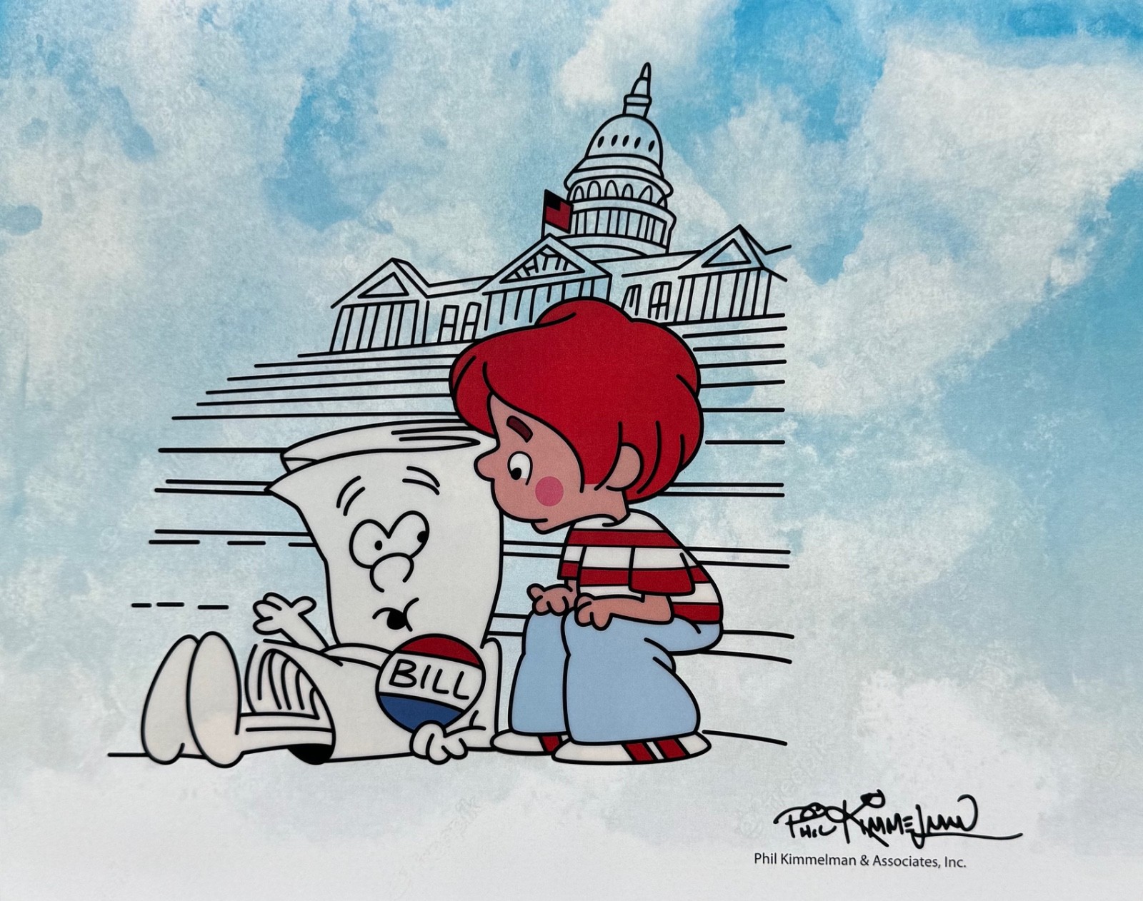 Schoolhouse Rock I’M JUST A BILL Sericel Animation Art Cel 11″ x 14″