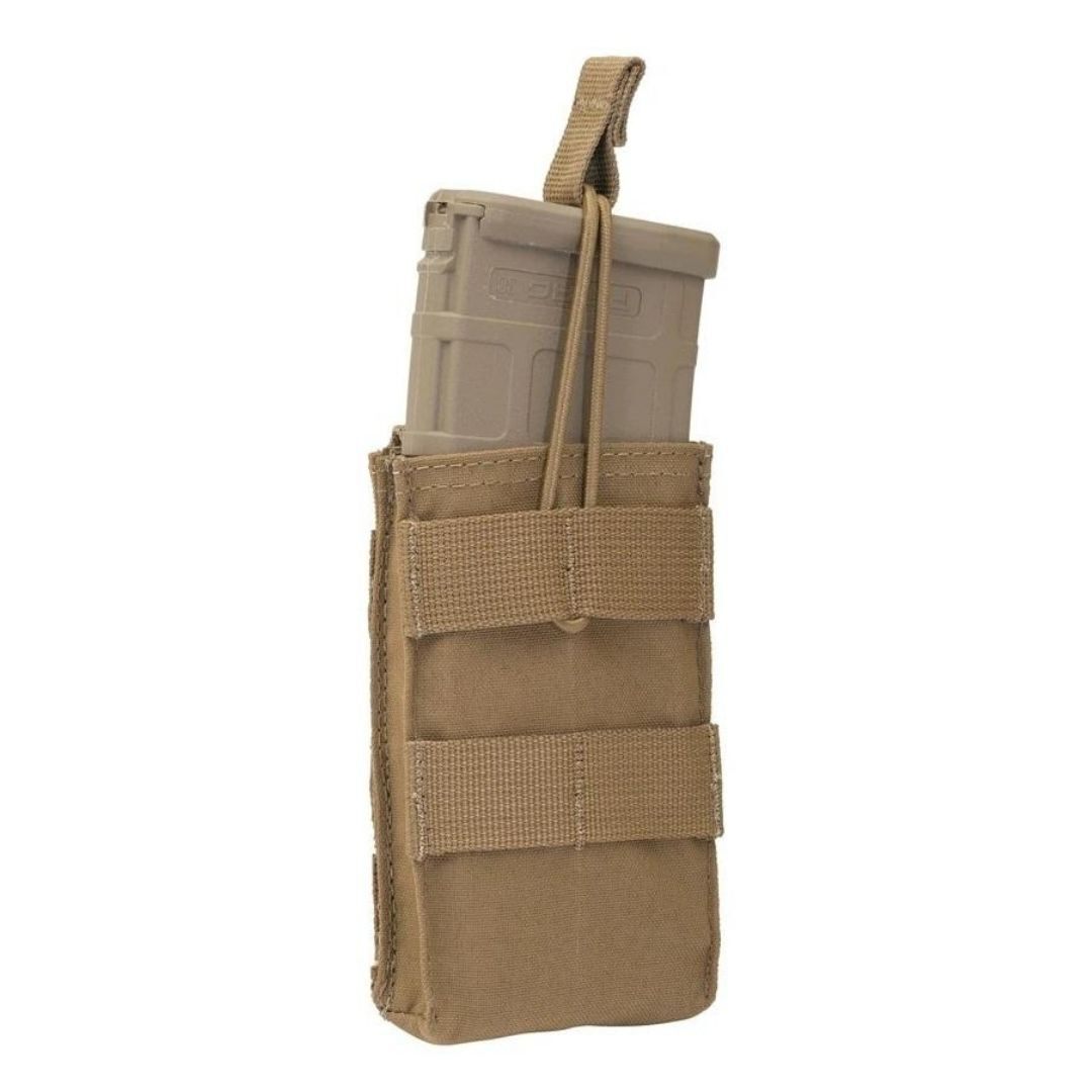 NEW T3 Gear Single Shingle 5.56 Magazine MOLLE Pouch – Coyote Brown