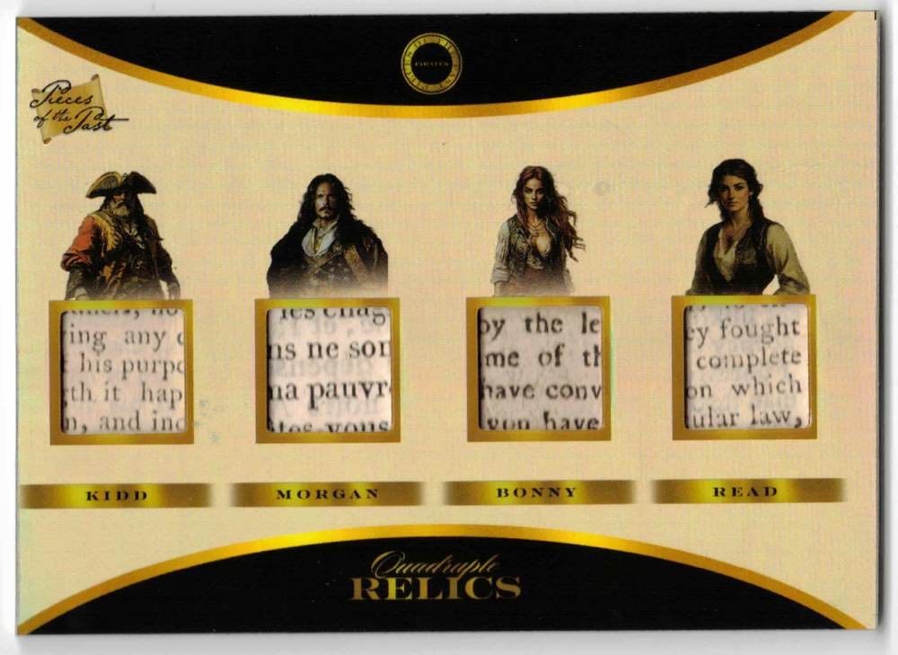 Pieces of the Past Pirates Edition Quadruple Relics #700 Super Products 2025