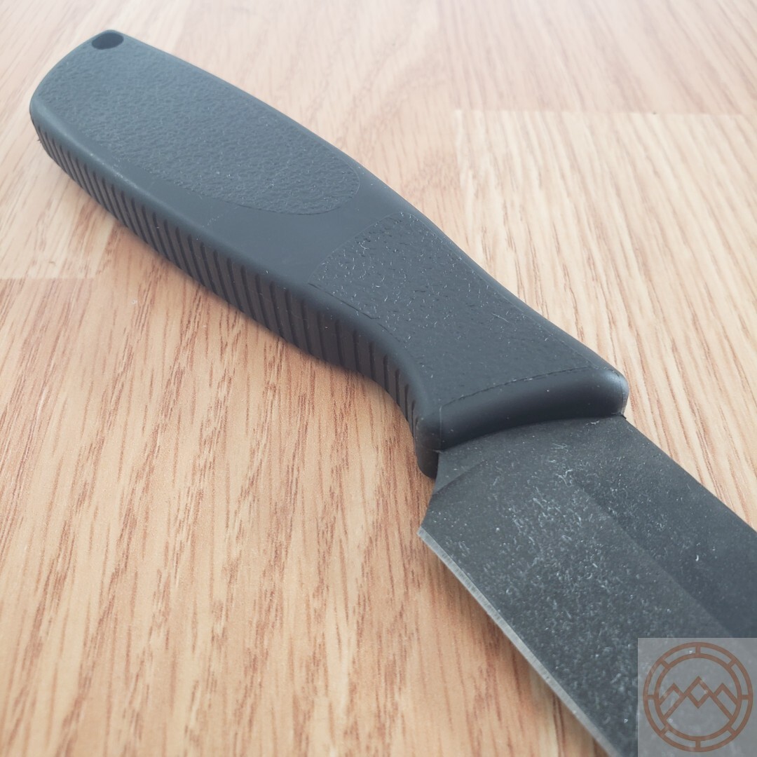 Ontario Spec Plus Alpha Fixed Machete 7.25″ Carbon Steel Blade Rubber Handle