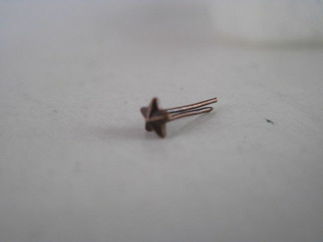 Bronze Star Device Attachment for ribbon bar 3/16 size