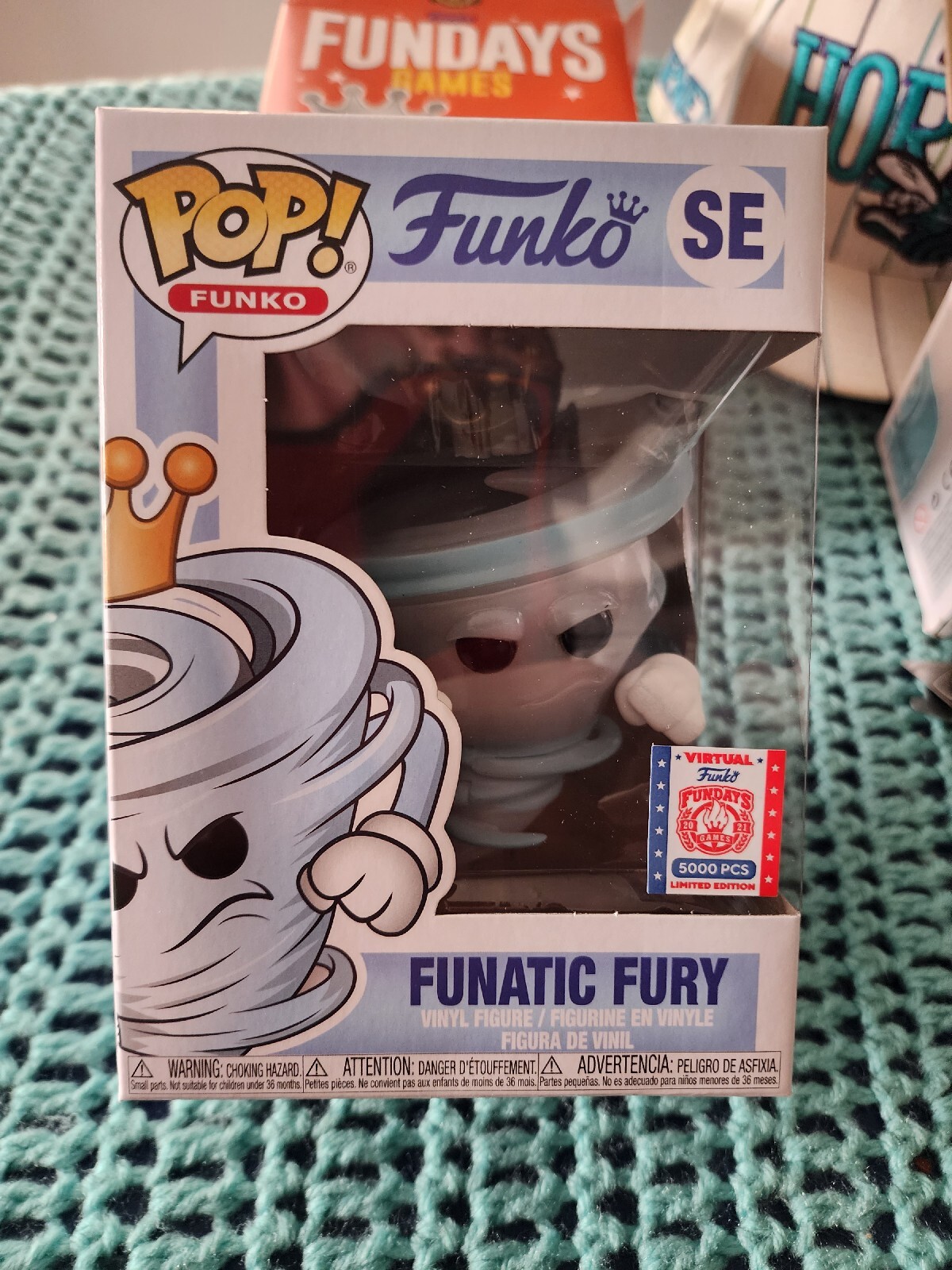Funko POP! Funatic Fury Virtual Funko Fundays 2021 Exclusive 5000 Pieces Limited